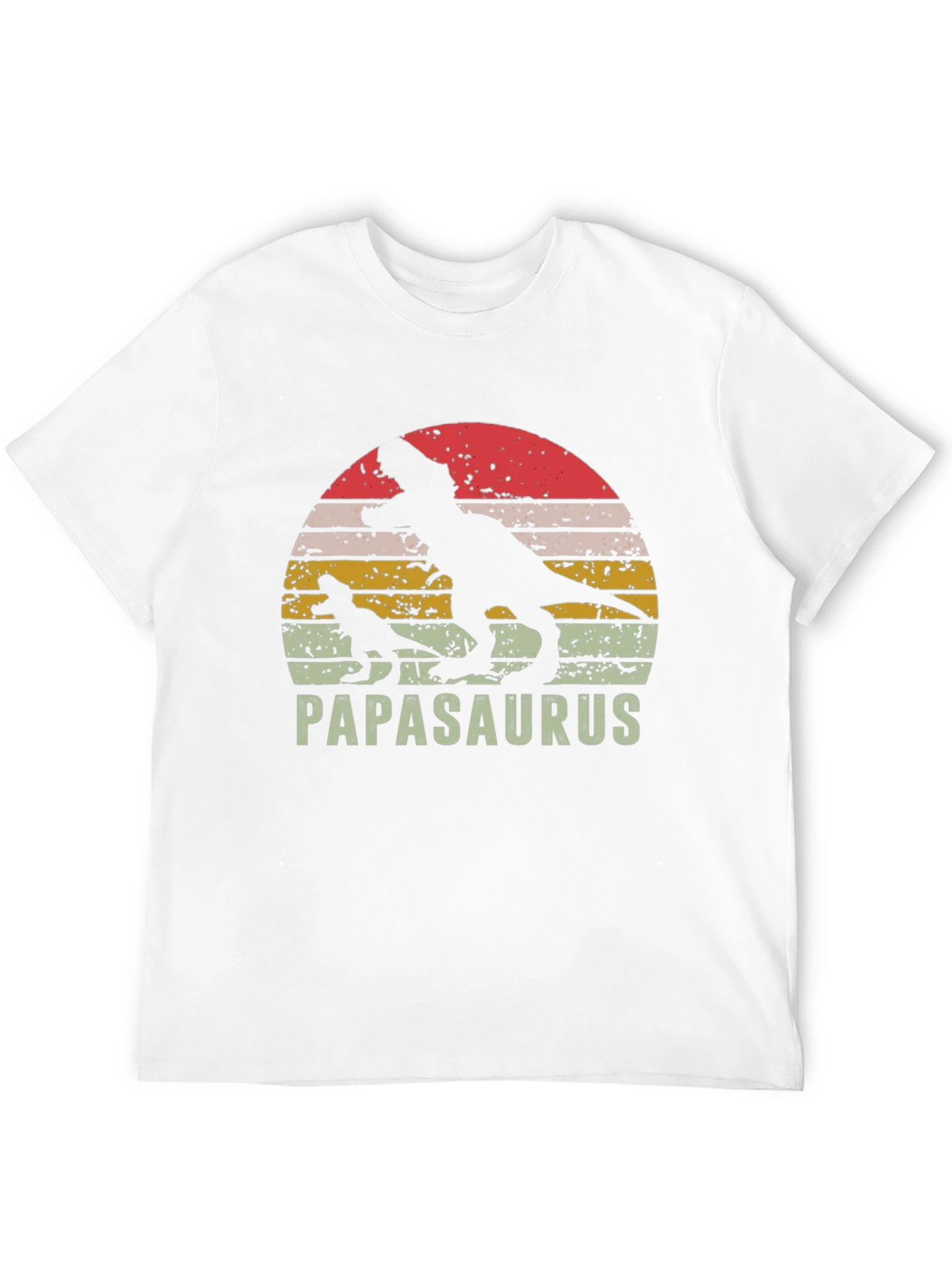 Papasaurus Dinosaur Fathers Day T-Shirt