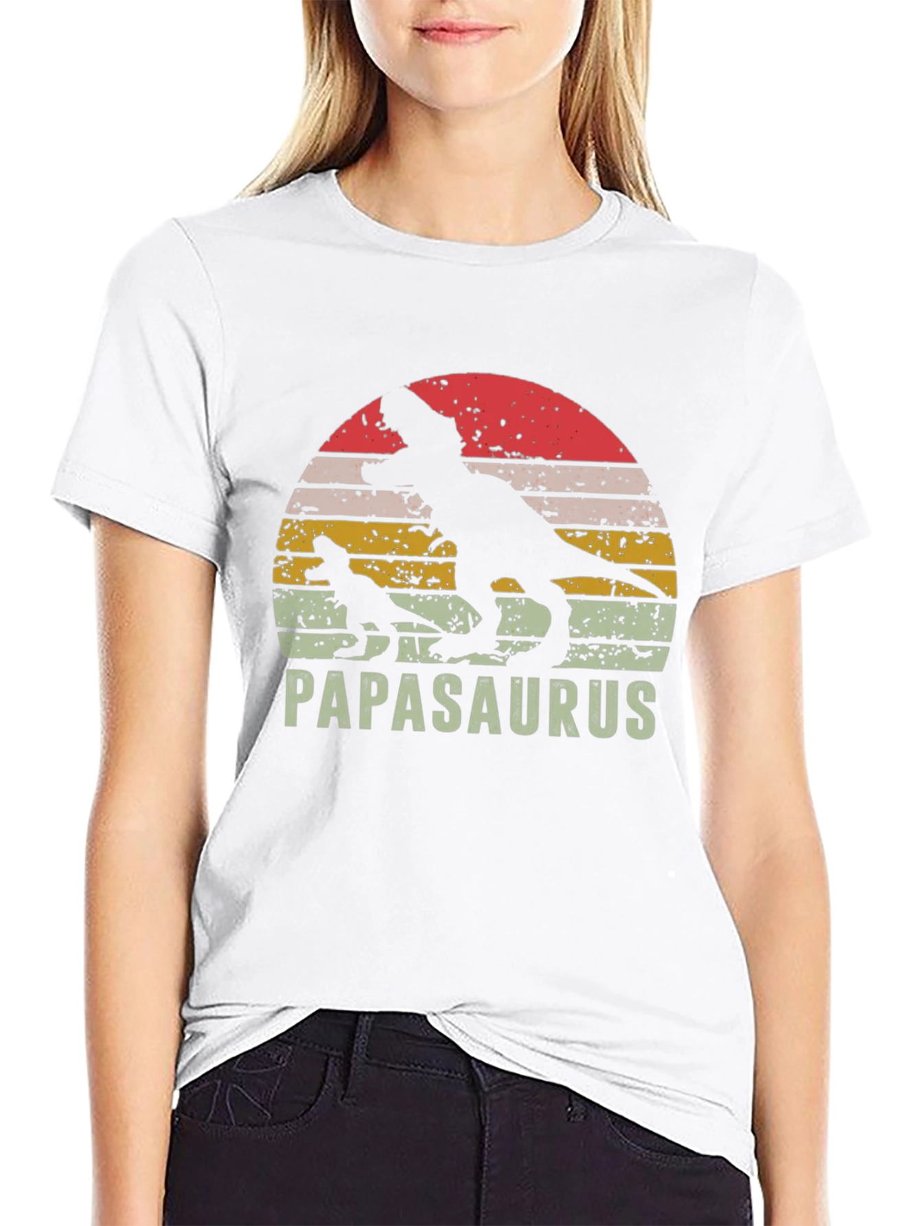 Papasaurus Dinosaur Fathers Day T-Shirt