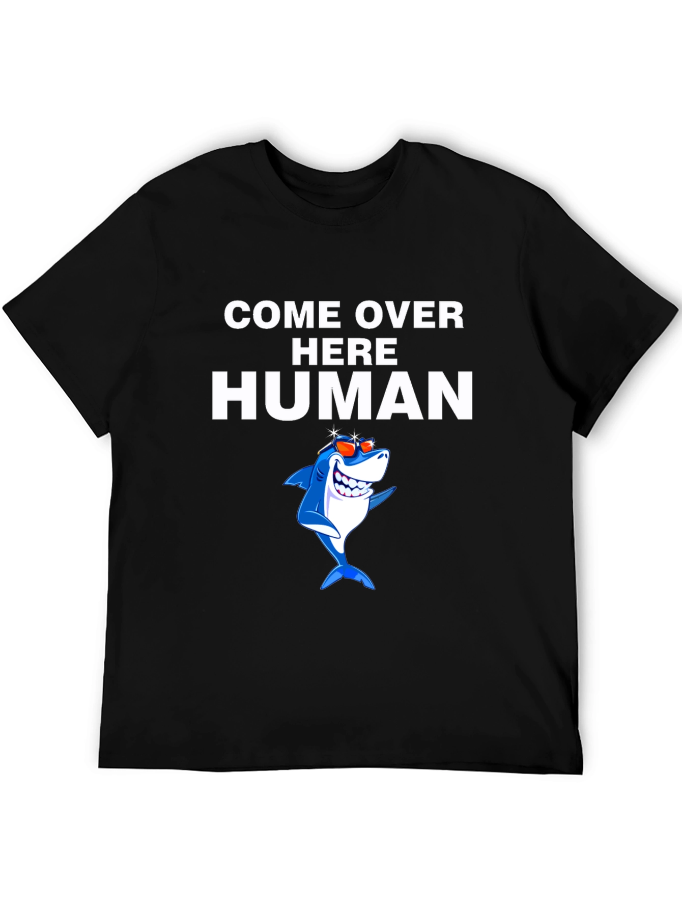 Come Over Here Human Shark Graphic Tee