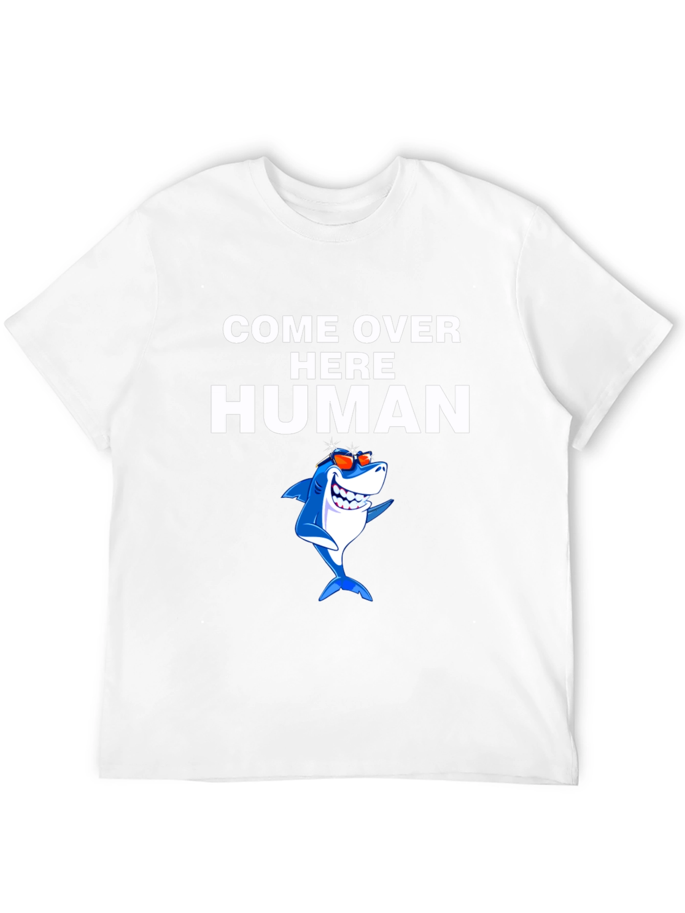 Come Over Here Human Shark Graphic Tee