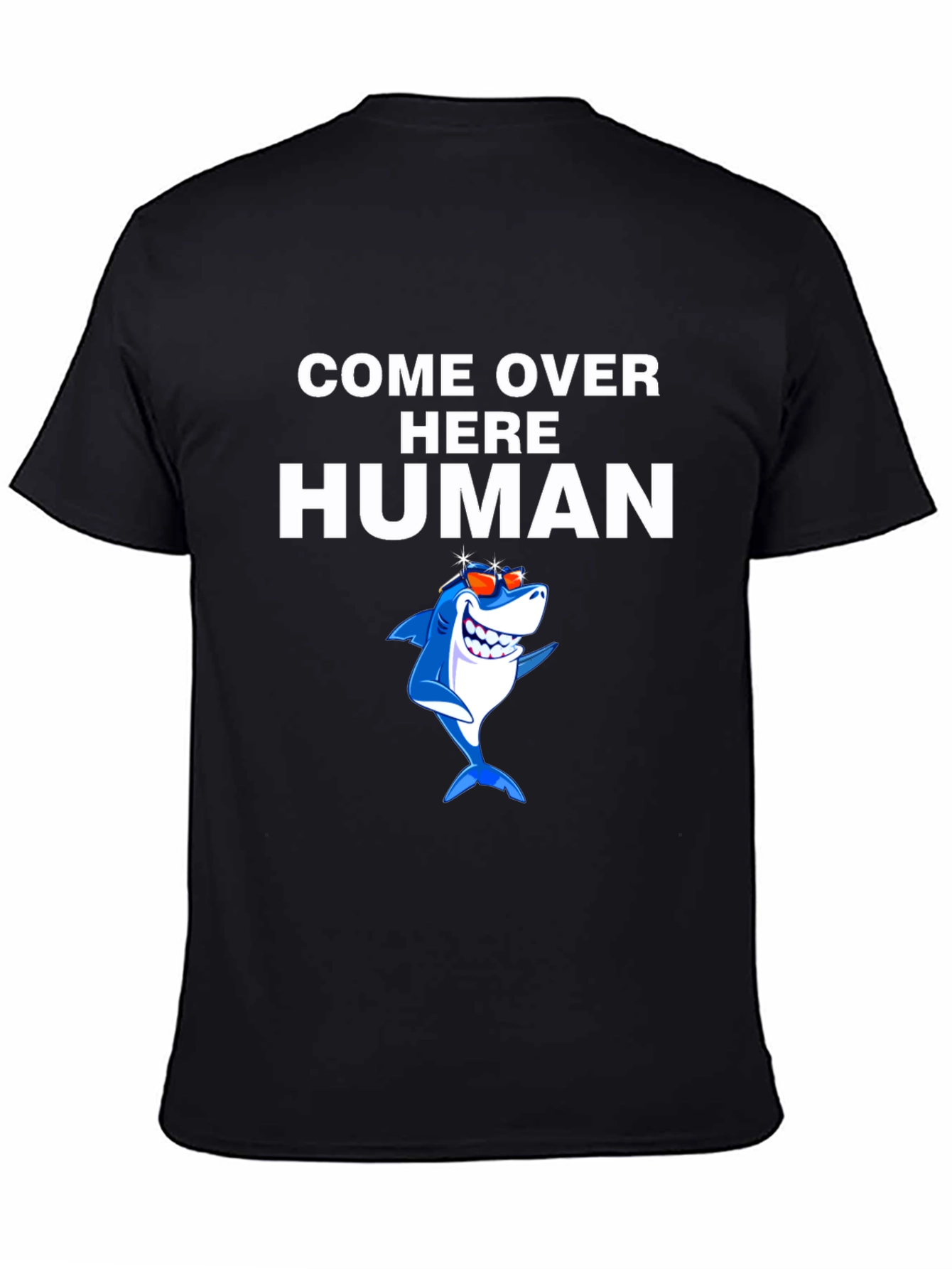 Come Over Here Human Shark Graphic Tee