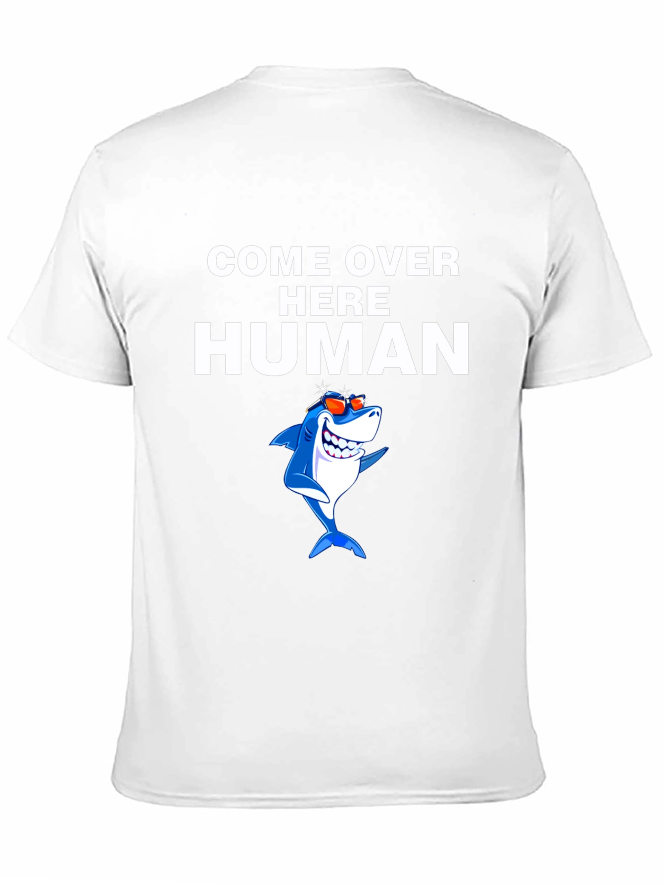 Come Over Here Human Shark Graphic Tee