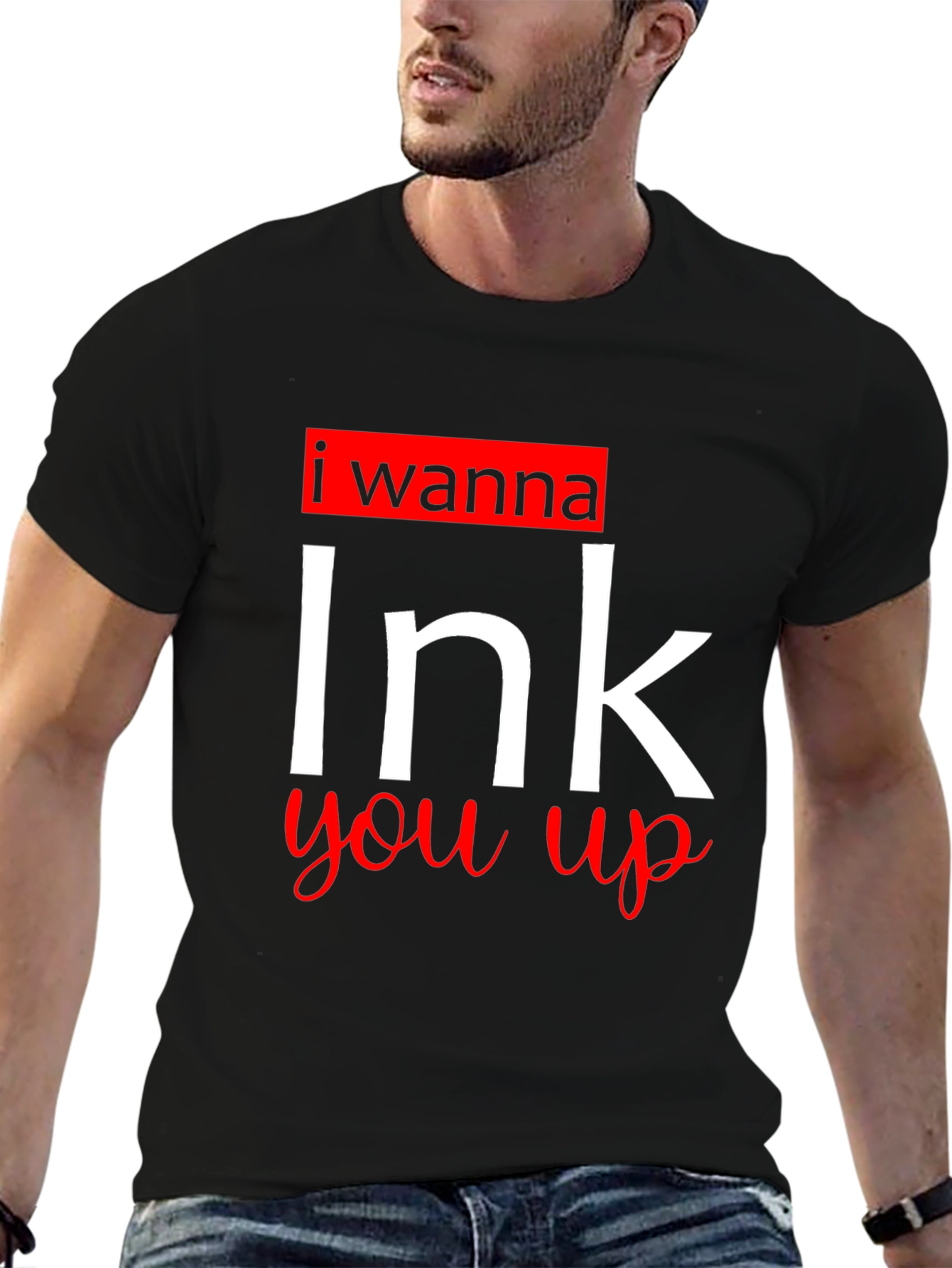 I Wanna Ink You Up Black T-Shirt