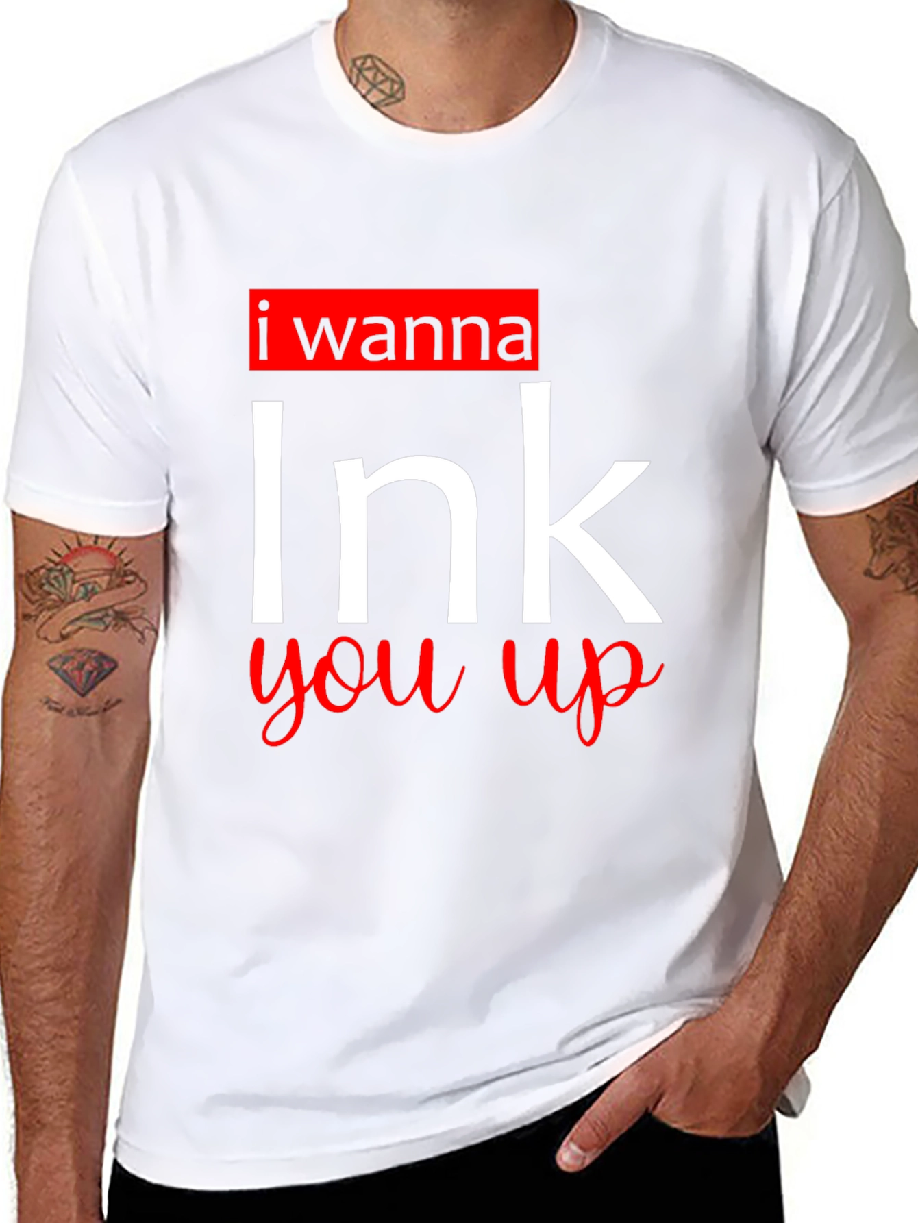 I Wanna Ink You Up Black T-Shirt