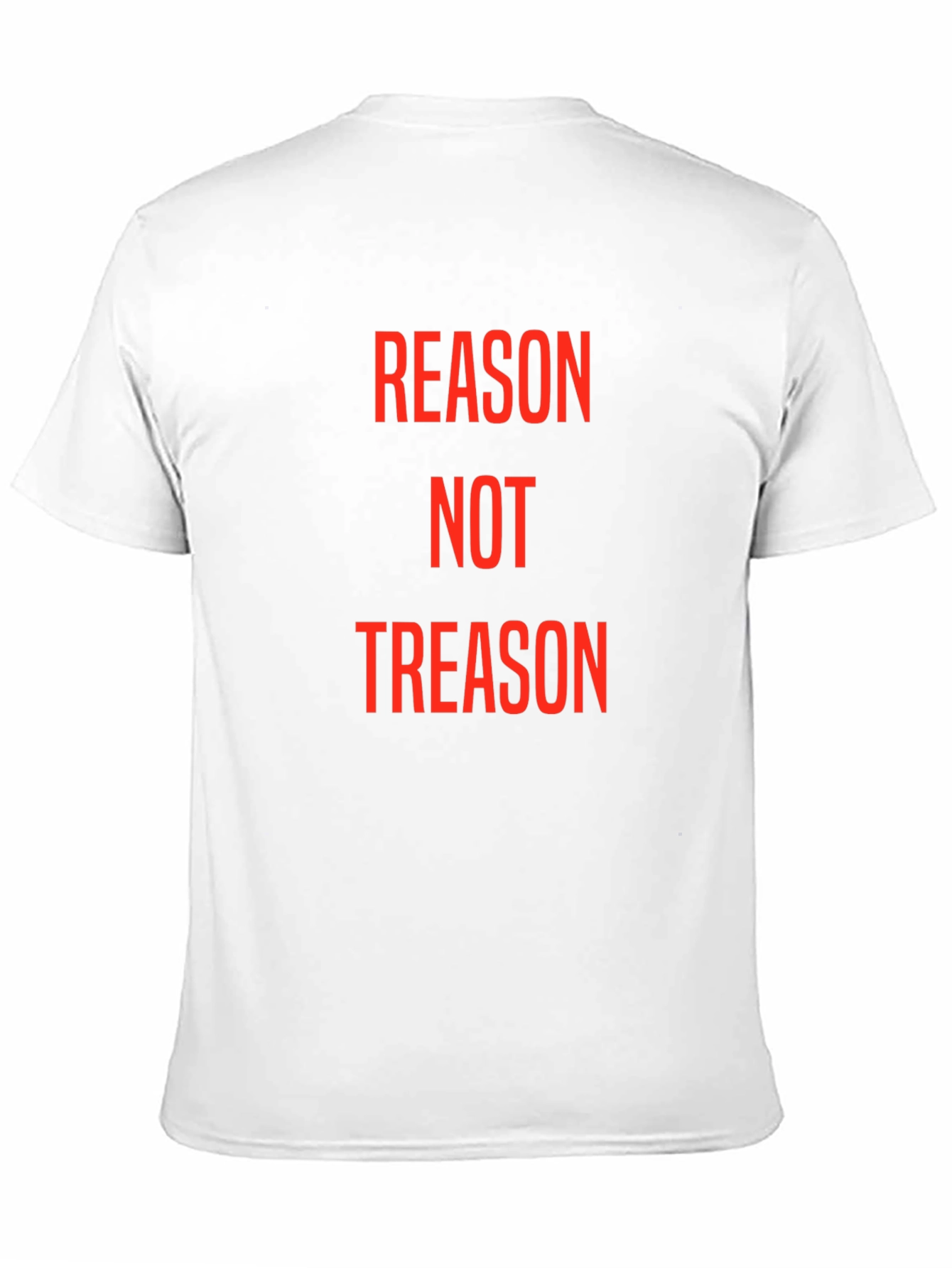 Reason Not Treason Graphic Tee - Black Cotton T-Shirt