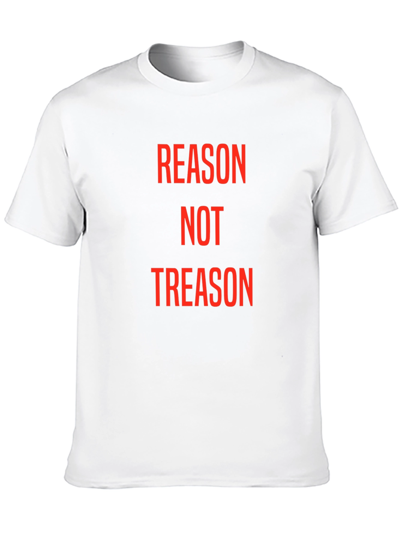 Reason Not Treason Graphic Tee - Black Cotton T-Shirt