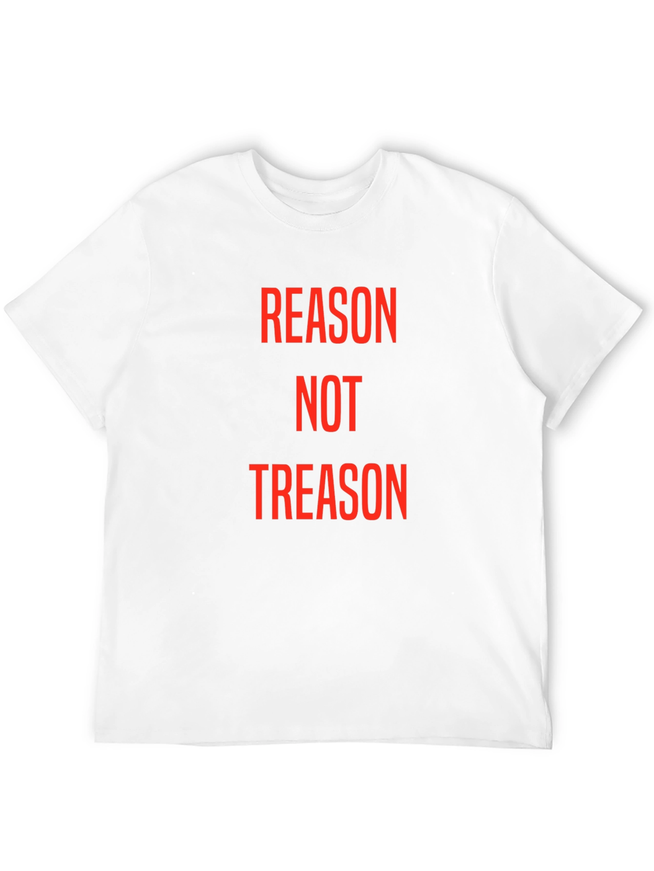 Reason Not Treason Graphic Tee - Black Cotton T-Shirt