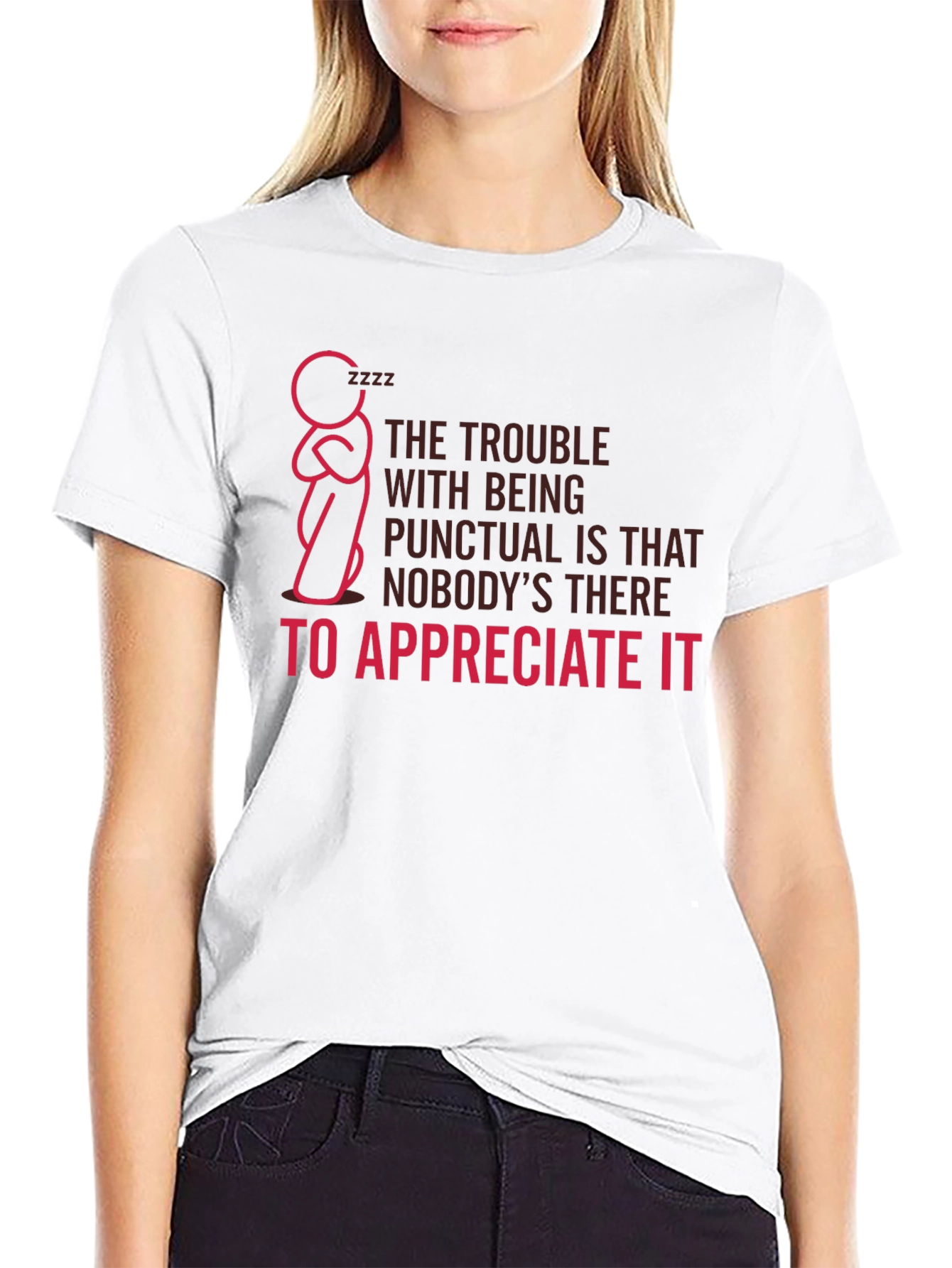 Punctual Funny Graphic T-Shirt