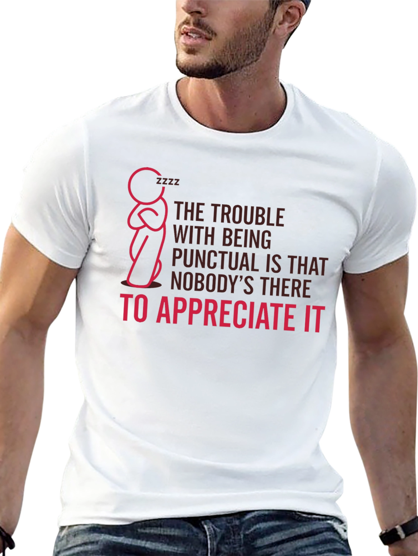 Punctual Funny Graphic T-Shirt