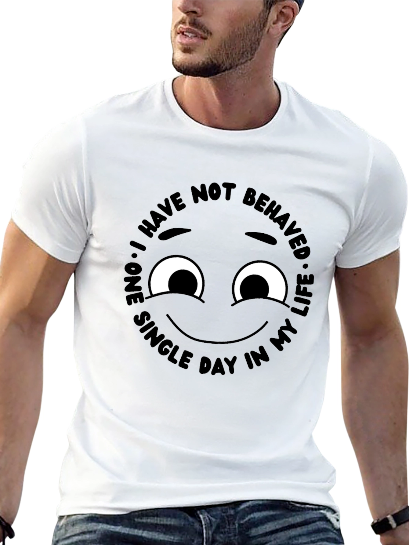 Mischievous Emoji T-Shirt - I Have Not Behaved