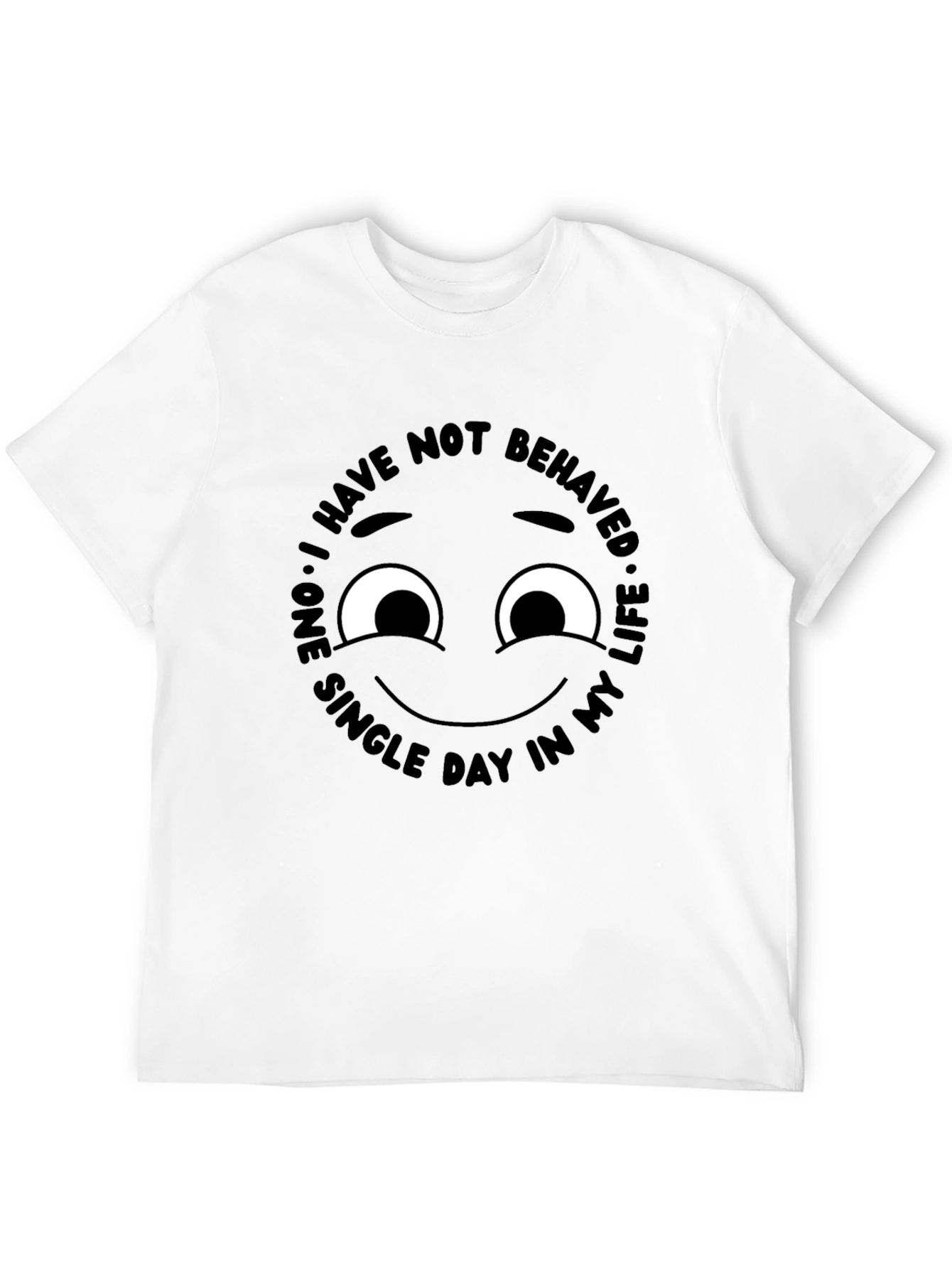 Mischievous Emoji T-Shirt - I Have Not Behaved