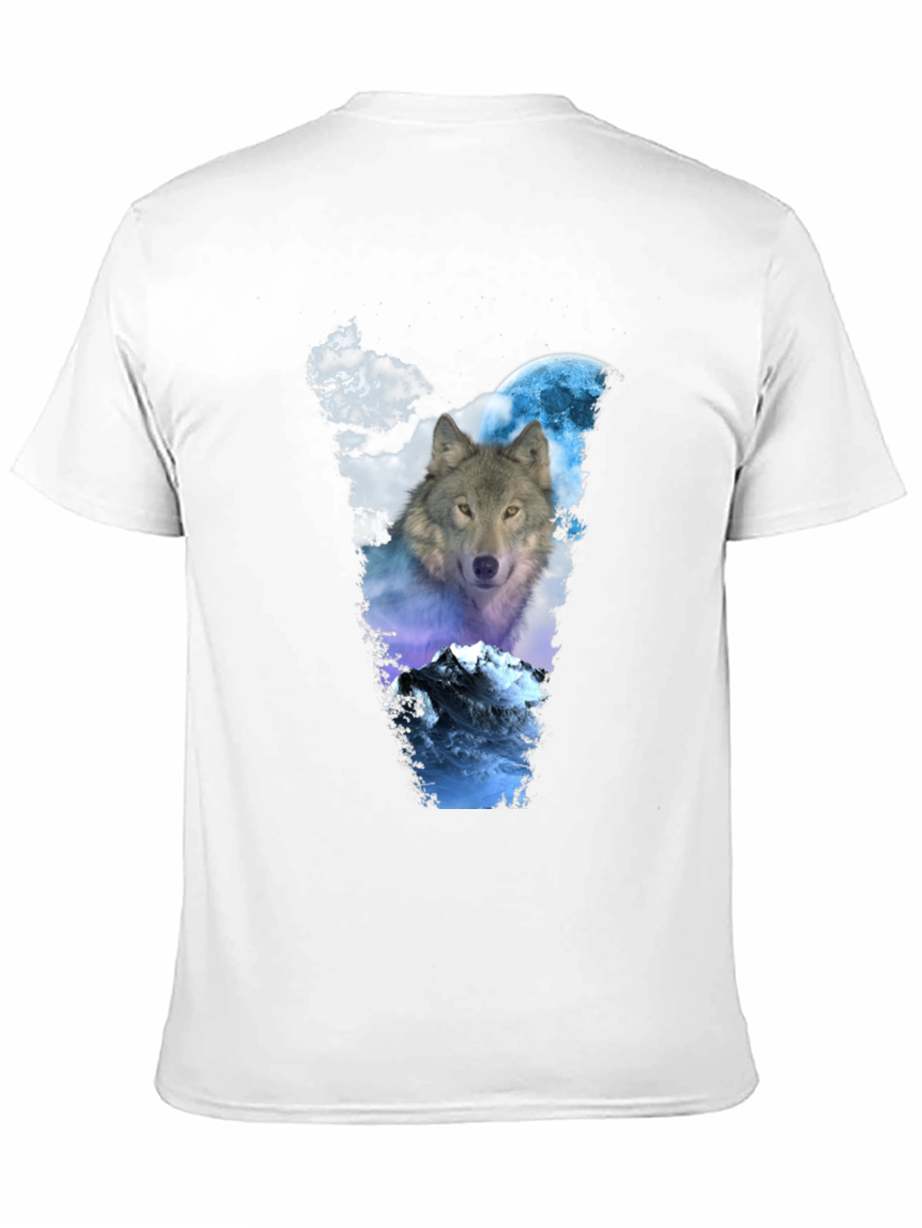 Wolf Moon Graphic Tee - Mens Black T-Shirt