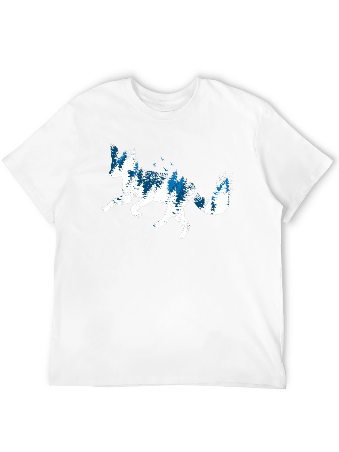 Nature Fox Graphic Tee - Black