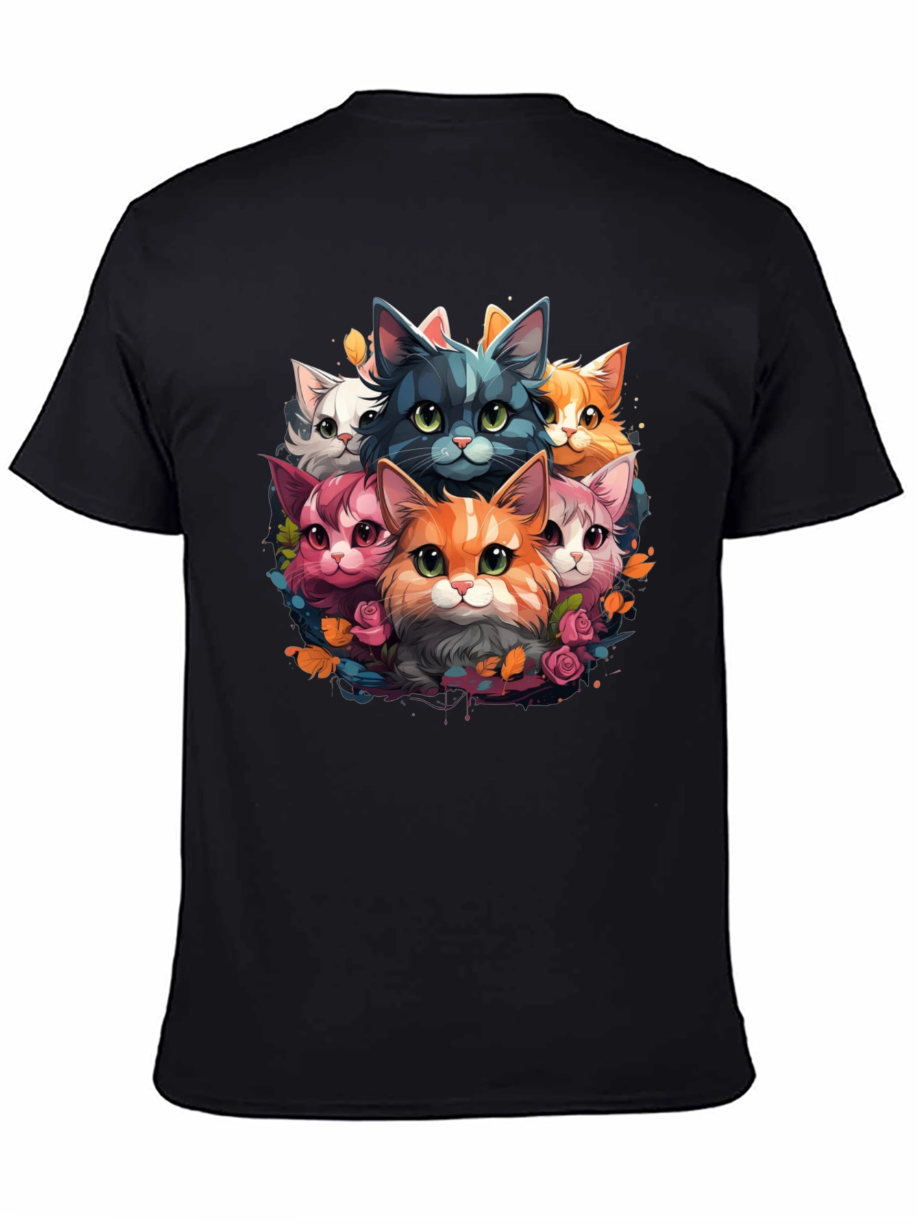 Cute Cartoon Cats T-Shirt
