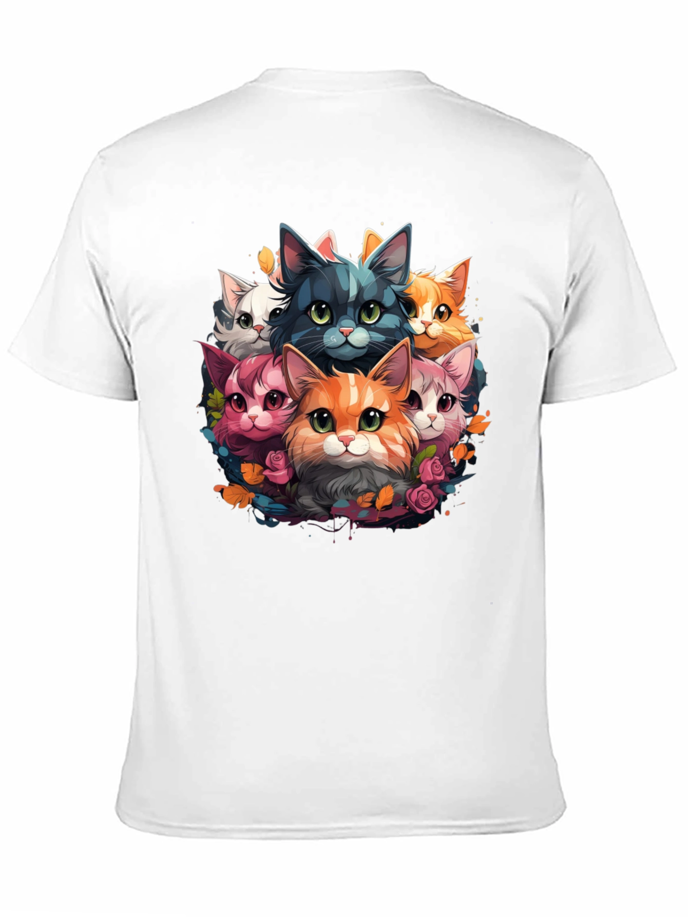 Cute Cartoon Cats T-Shirt