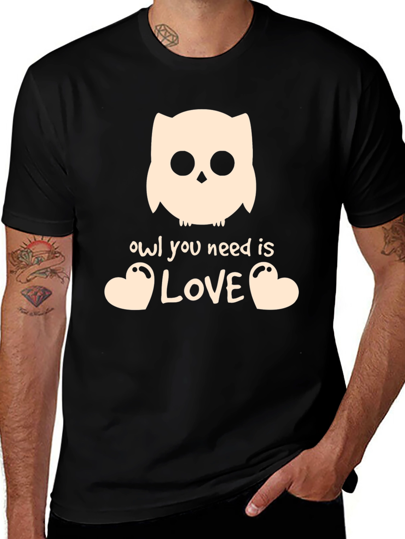 Owl You Need Is Love Graphic T-Shirt