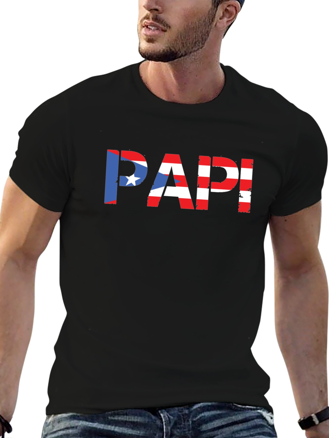 Puerto Rican Papi Graphic Tee