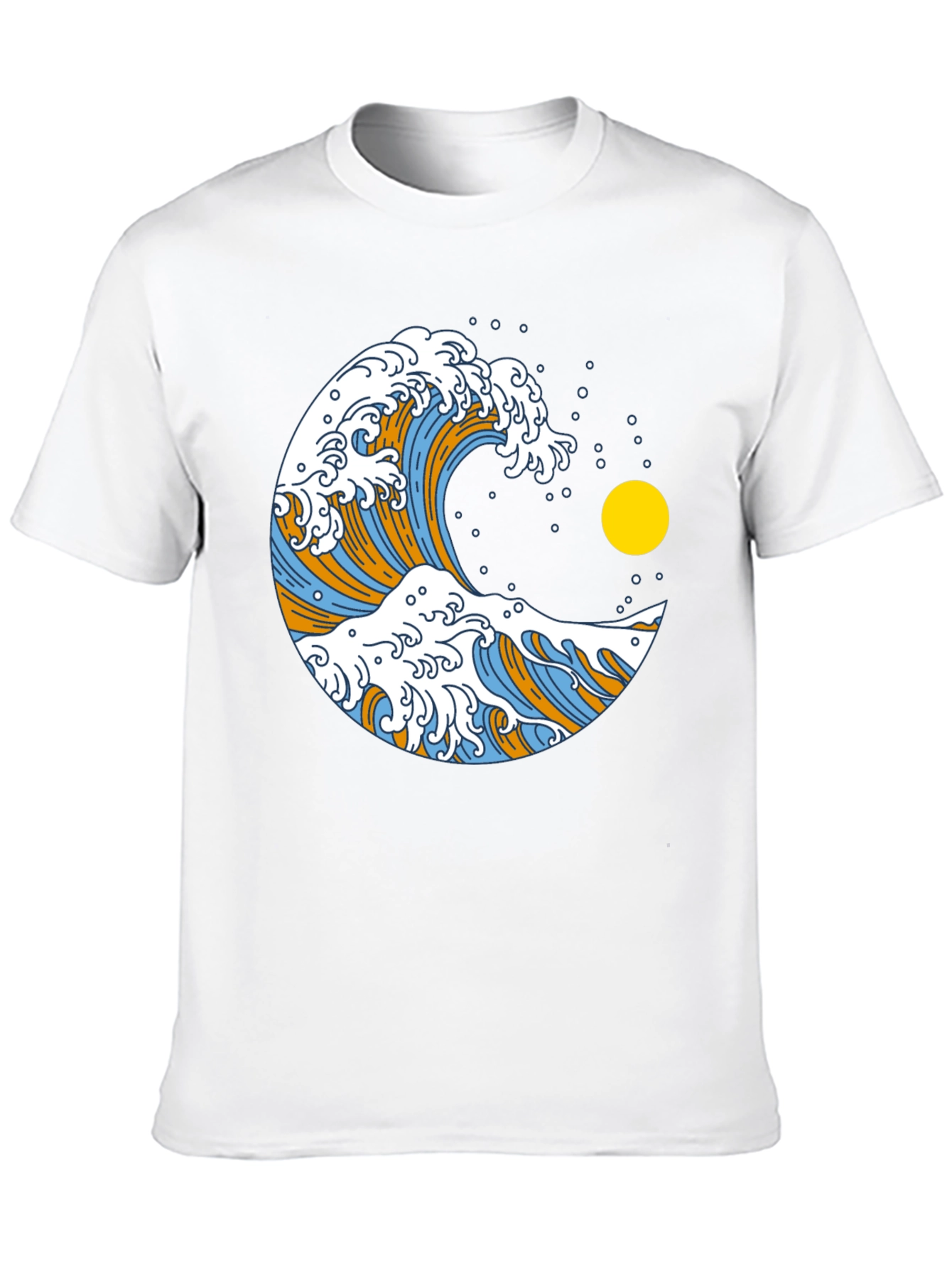 Great Wave Graphic Black T-Shirt