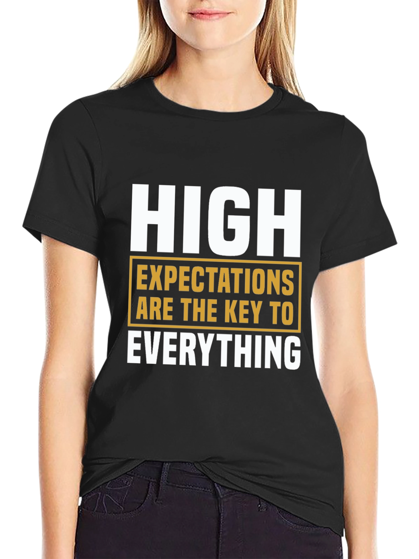 High Expectations Graphic T-Shirt - Motivational Tee