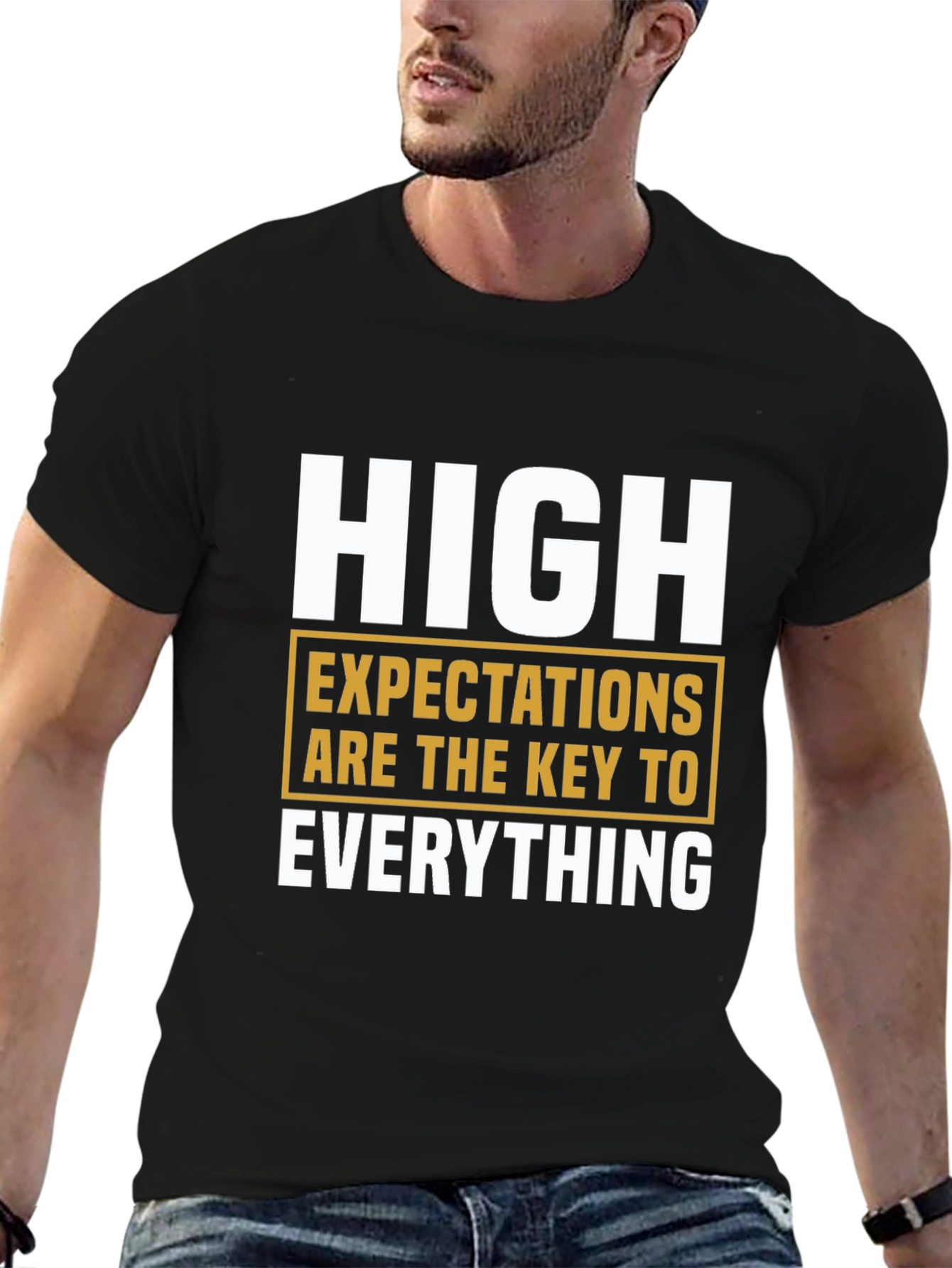 High Expectations Graphic T-Shirt - Motivational Tee