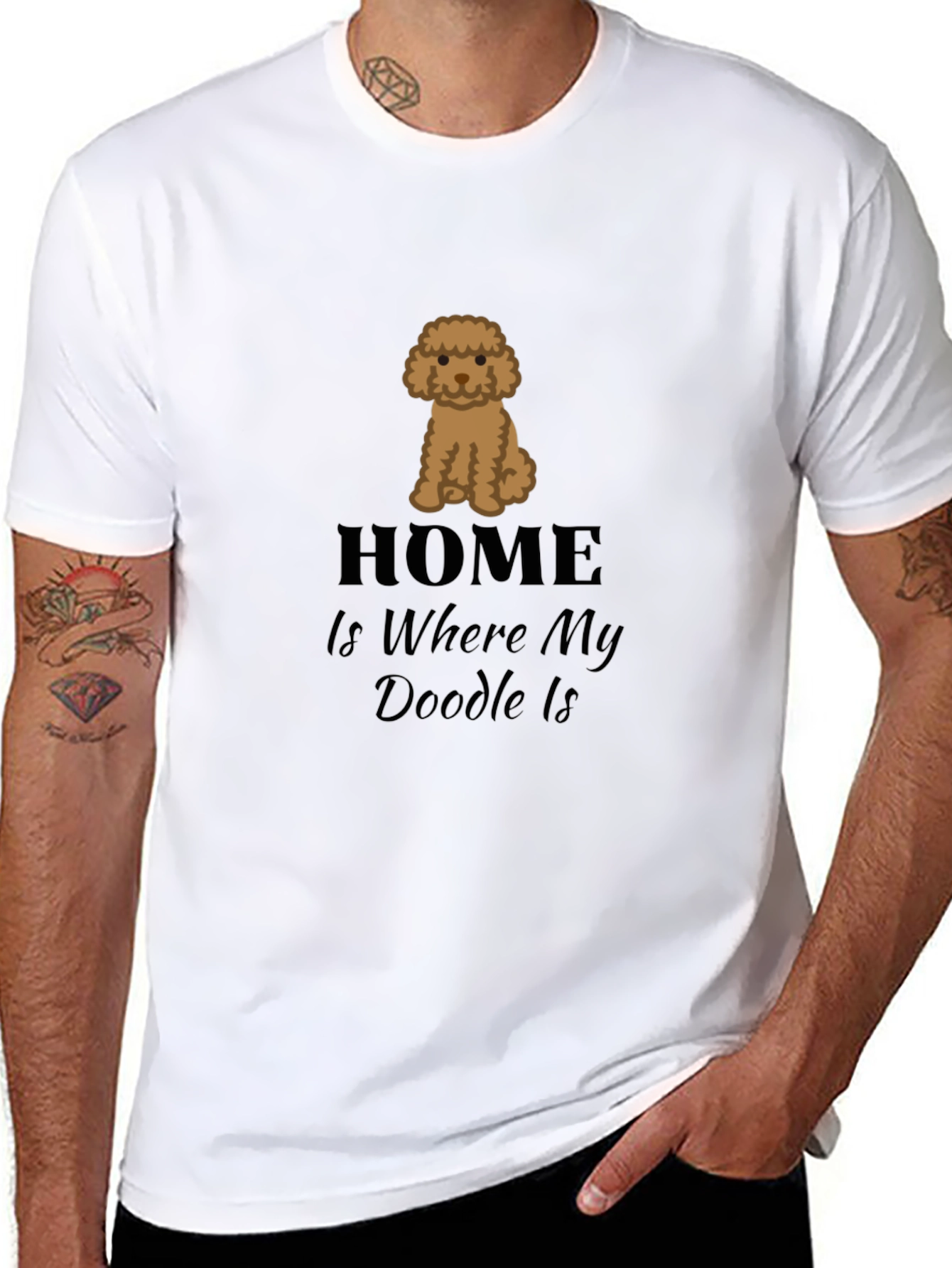 Home Is Where My Doodle Is T-Shirt