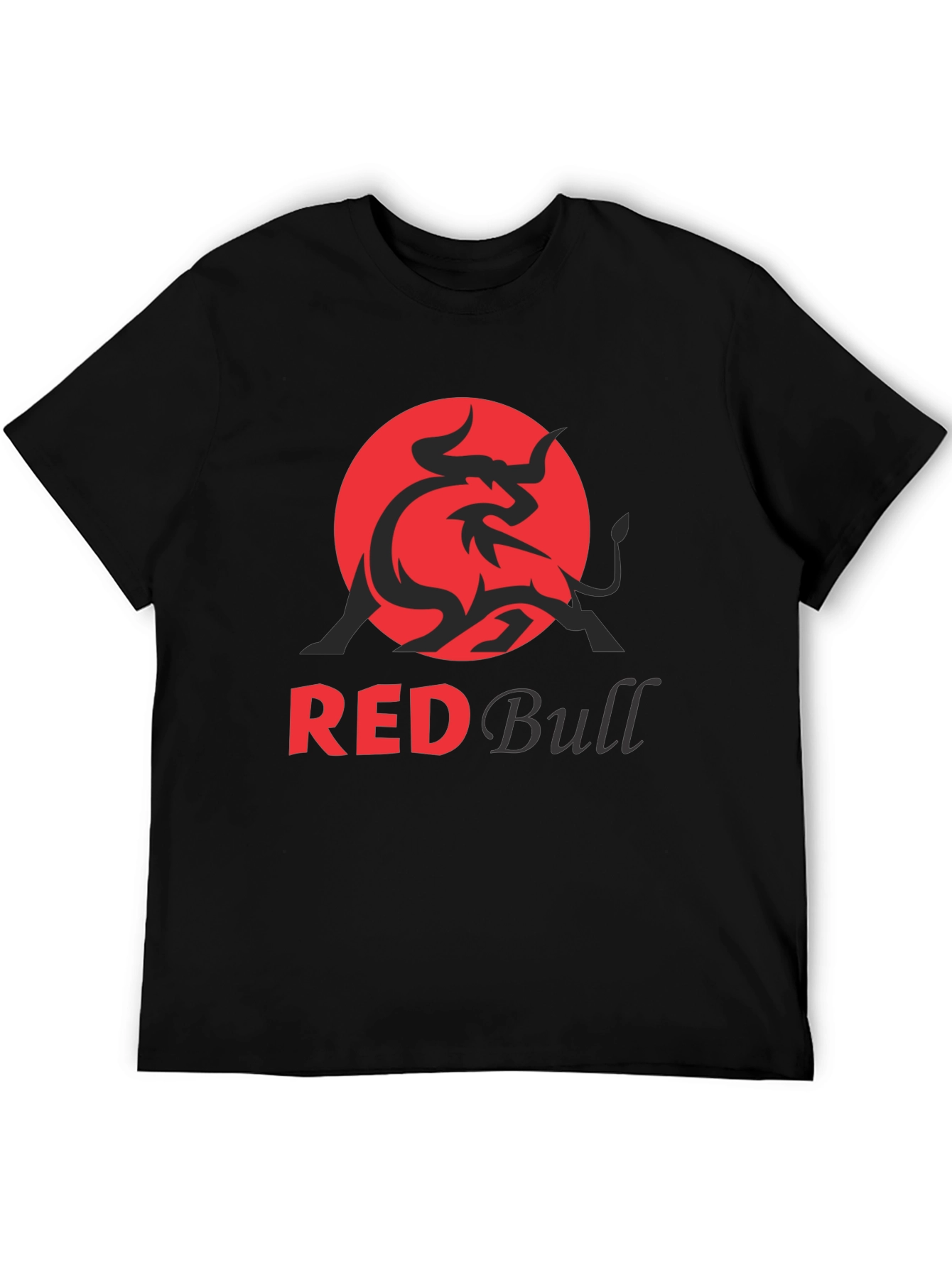 Red Bull Graphic T-Shirt - Short Sleeve Black