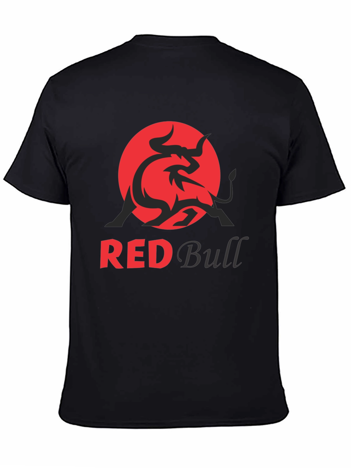 Red Bull Graphic T-Shirt - Short Sleeve Black