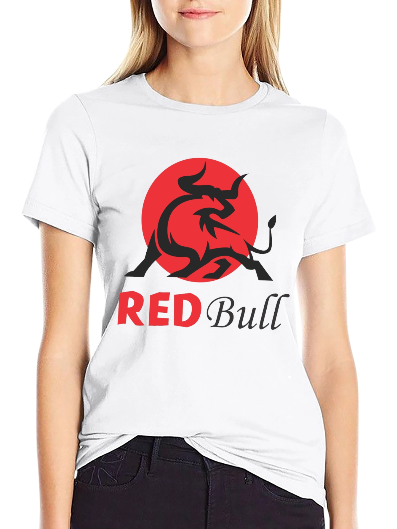 Red Bull Graphic T-Shirt - Short Sleeve Black
