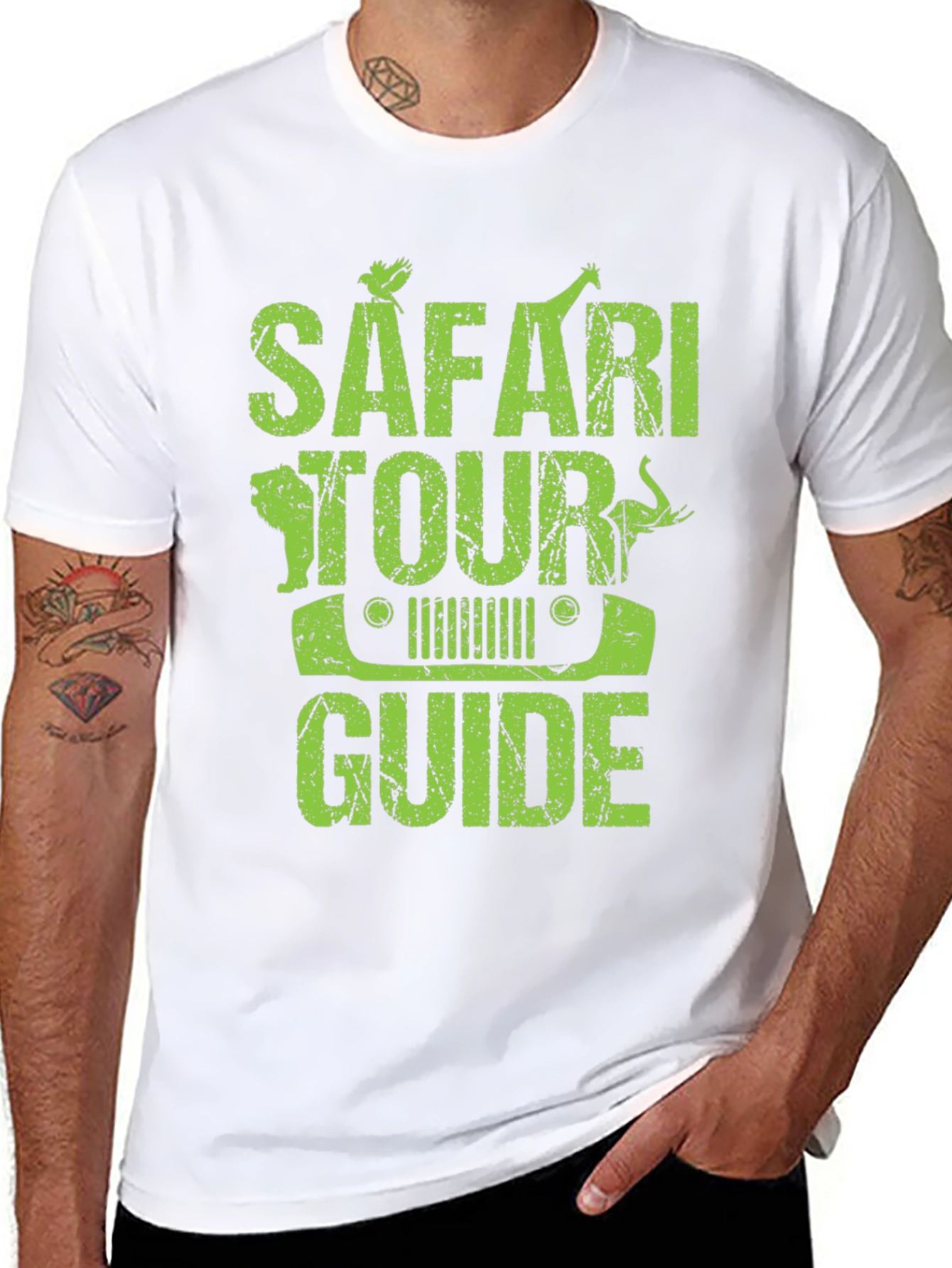 Safari Tour Guide Graphic Tee