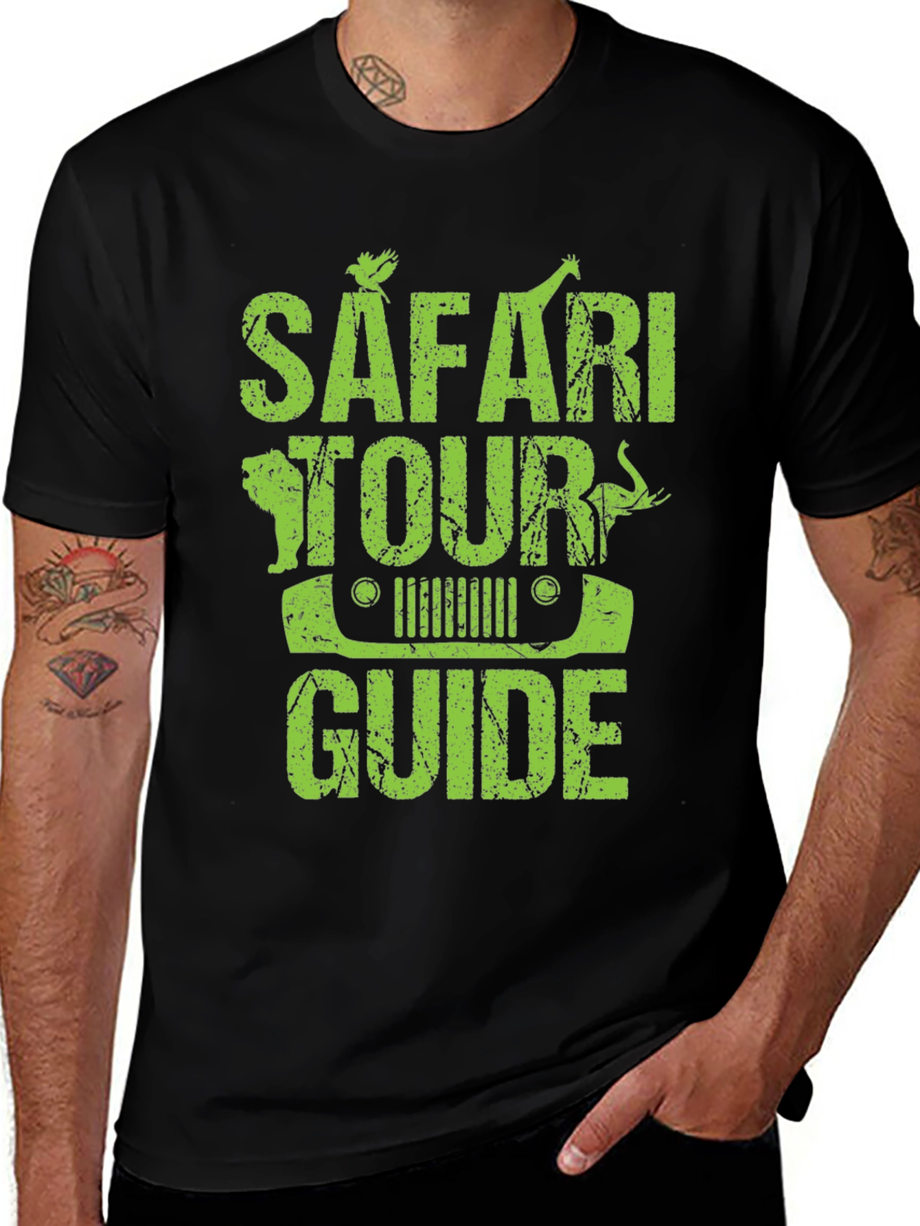 Safari Tour Guide Graphic Tee