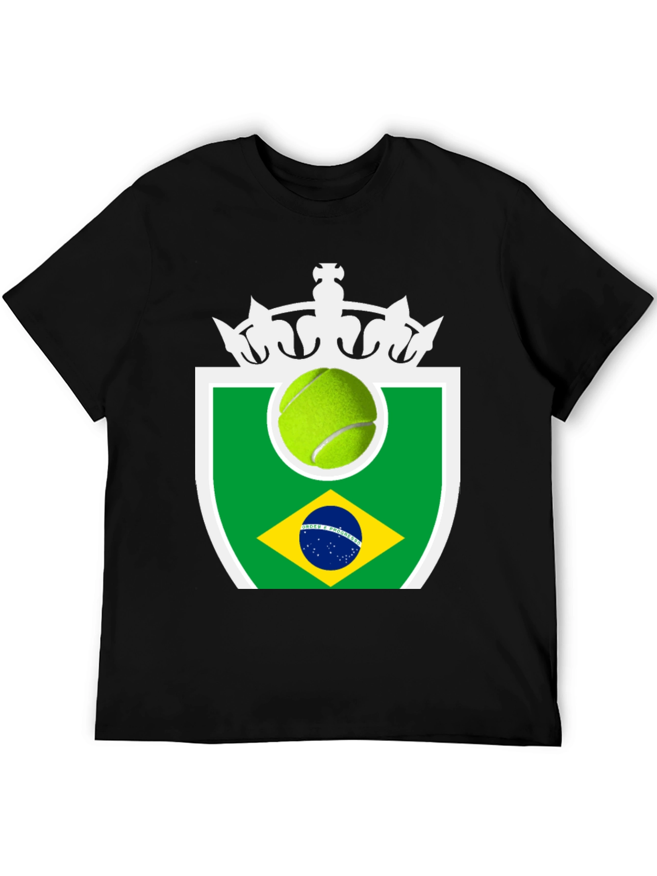Brazil Tennis Ball Graphic Tee - Stylish & Unique