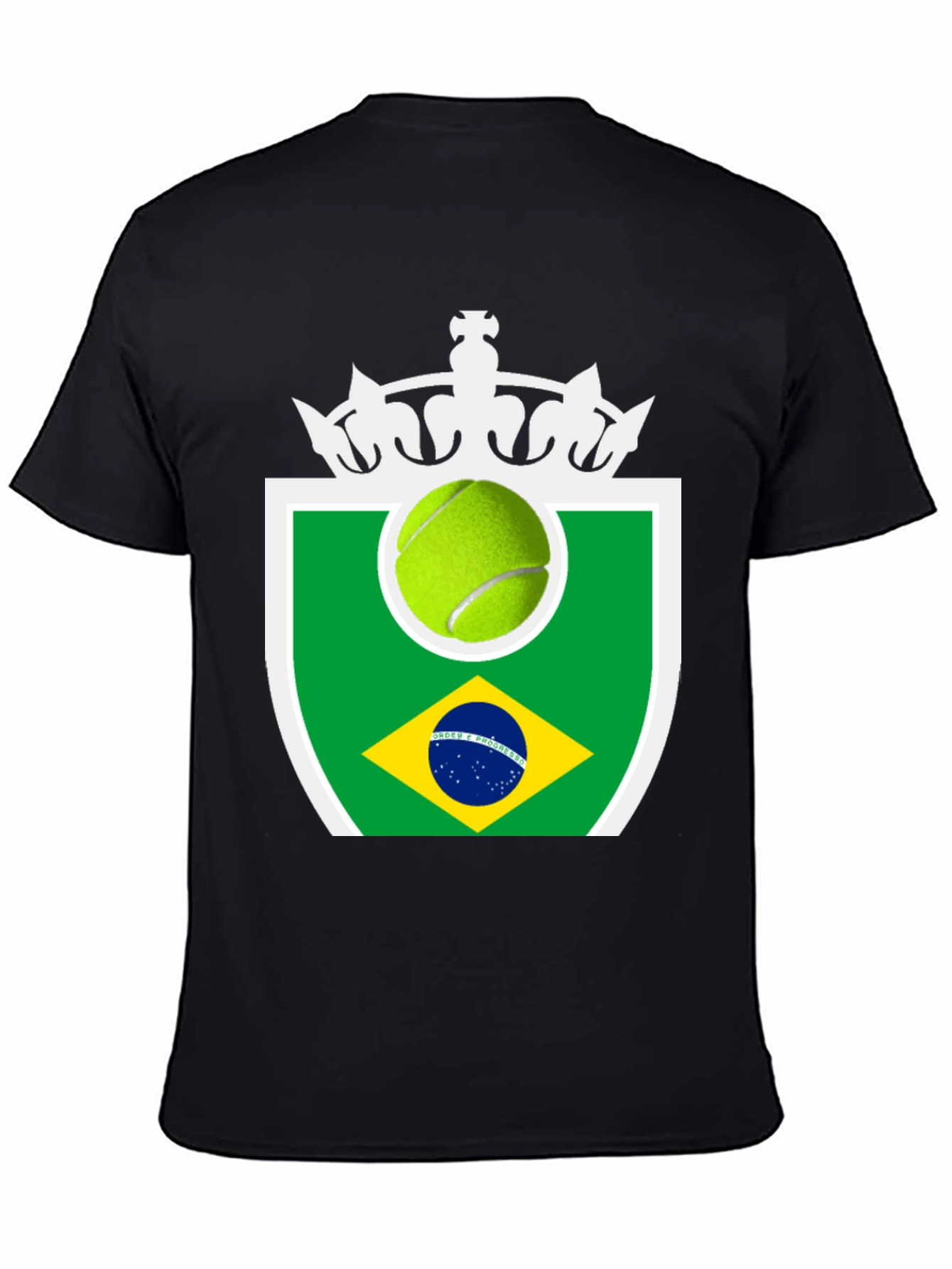 Brazil Tennis Ball Graphic Tee - Stylish & Unique