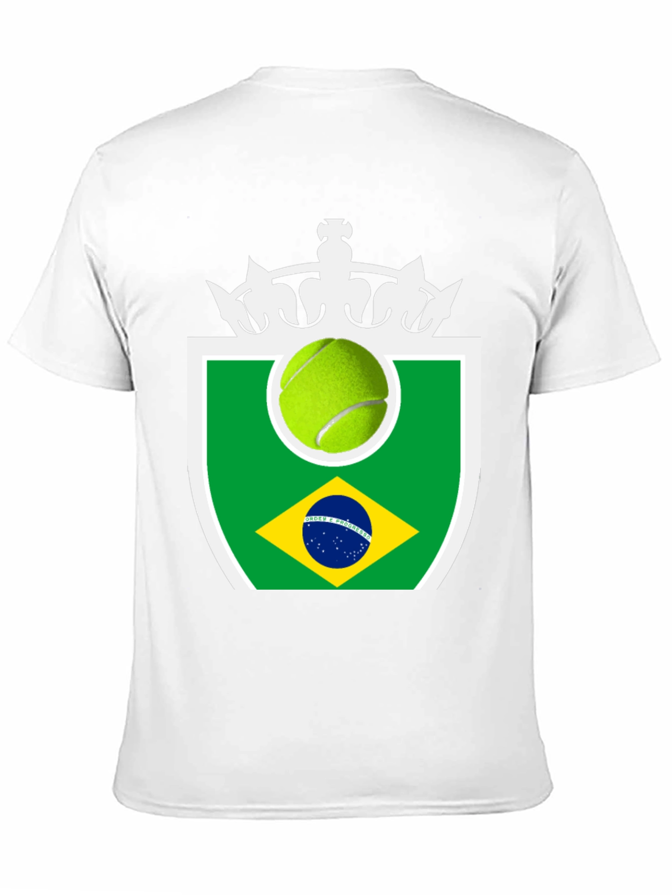 Brazil Tennis Ball Graphic Tee - Stylish & Unique