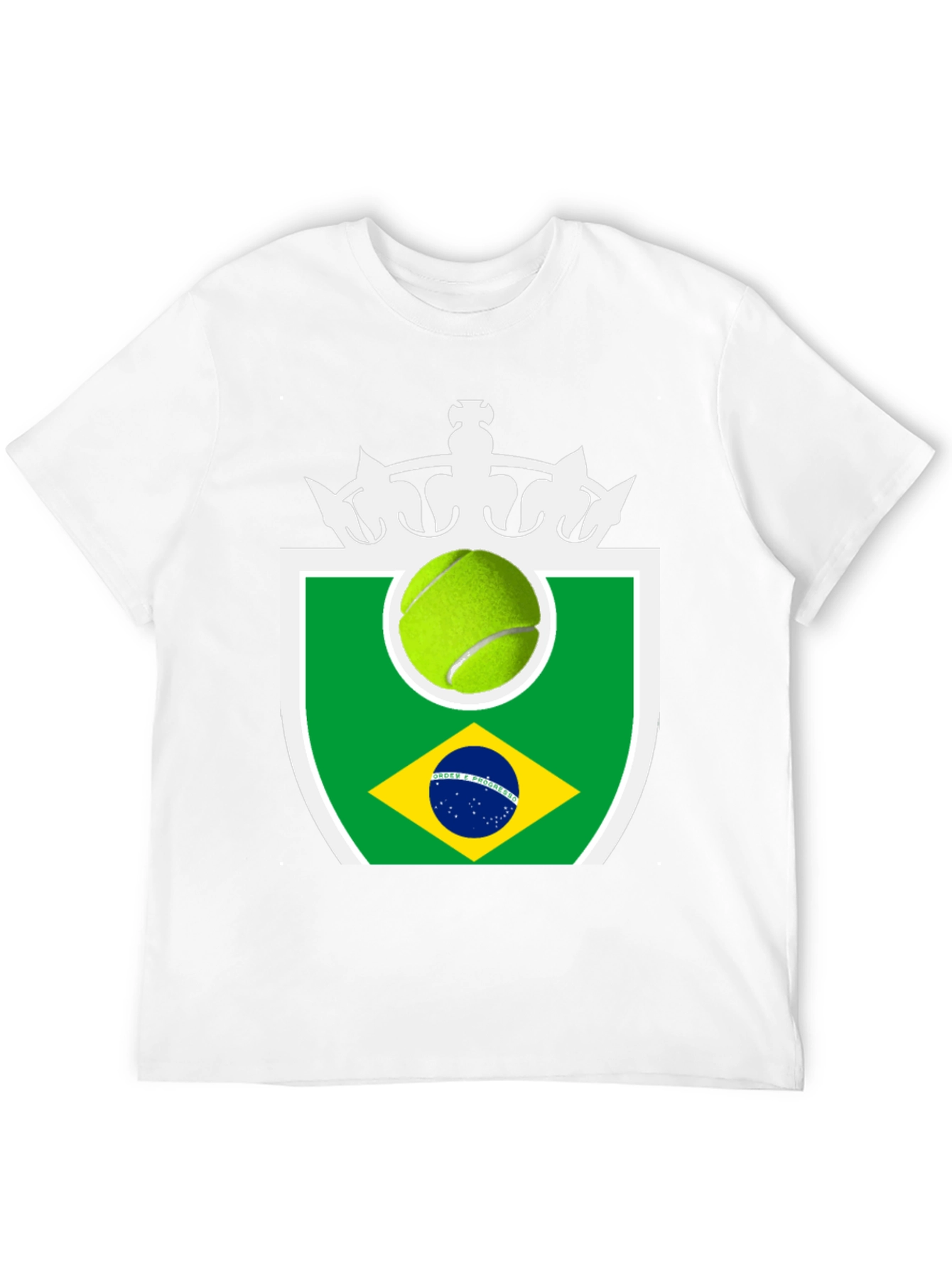 Brazil Tennis Ball Graphic Tee - Stylish & Unique