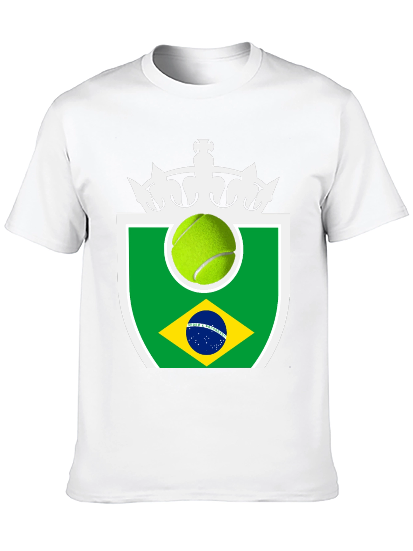 Brazil Tennis Ball Graphic Tee - Stylish & Unique