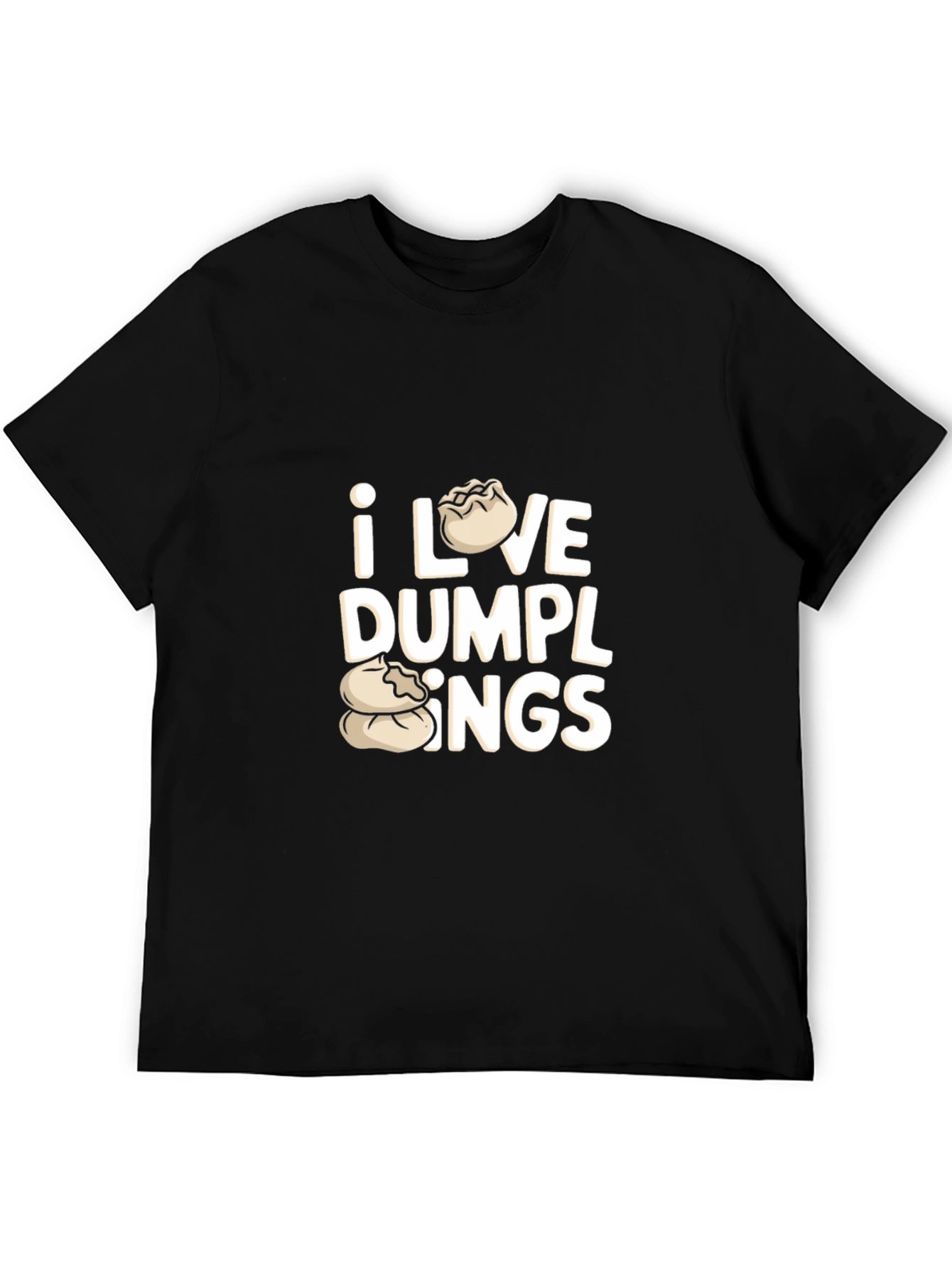 I Love Dumplings Graphic T-Shirt - Casual Wear