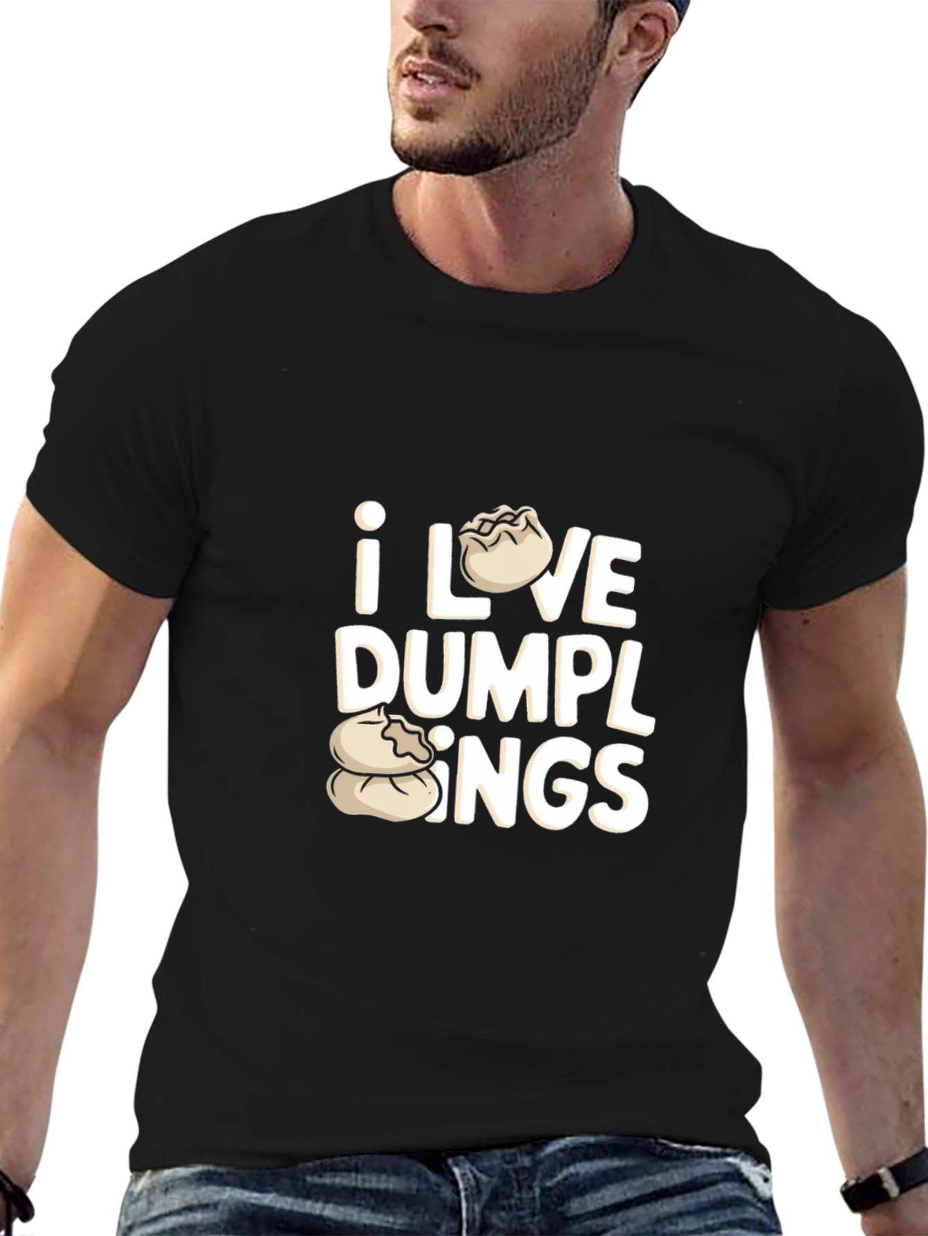 I Love Dumplings Graphic T-Shirt - Casual Wear