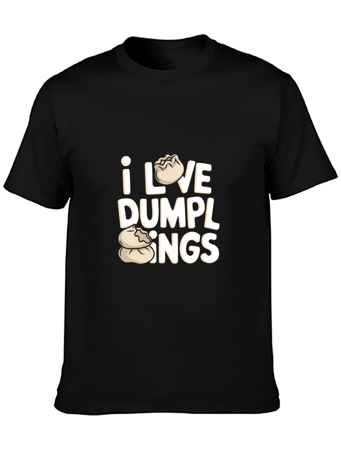 I Love Dumplings Graphic T-Shirt - Casual Wear