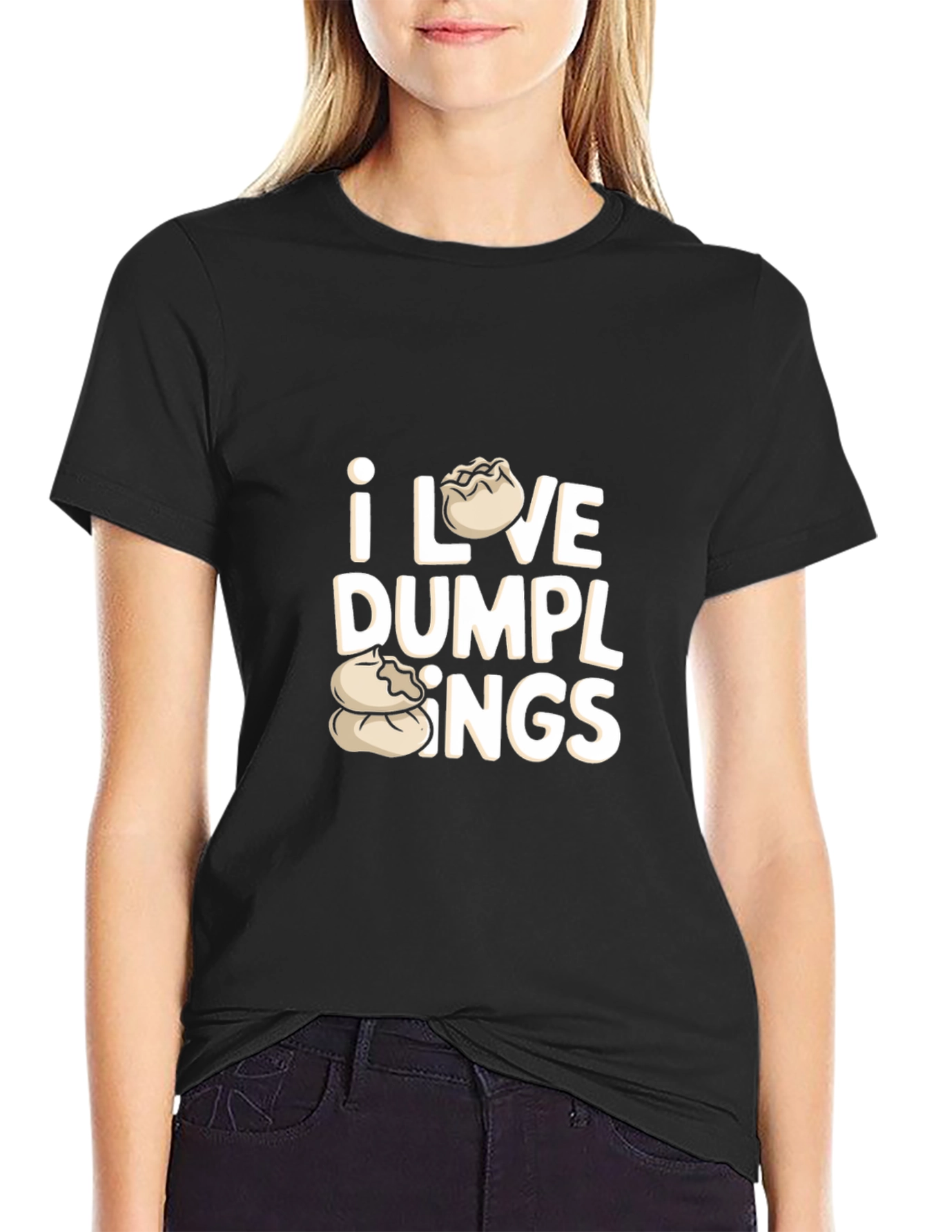 I Love Dumplings Graphic T-Shirt - Casual Wear