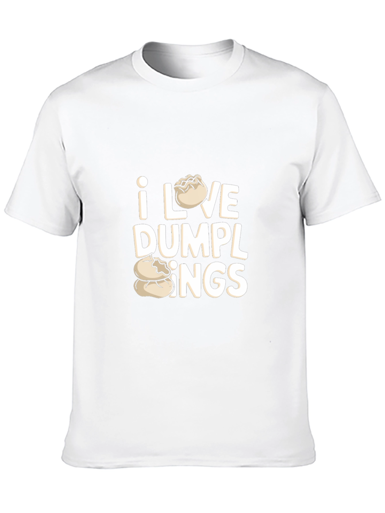 I Love Dumplings Graphic T-Shirt - Casual Wear