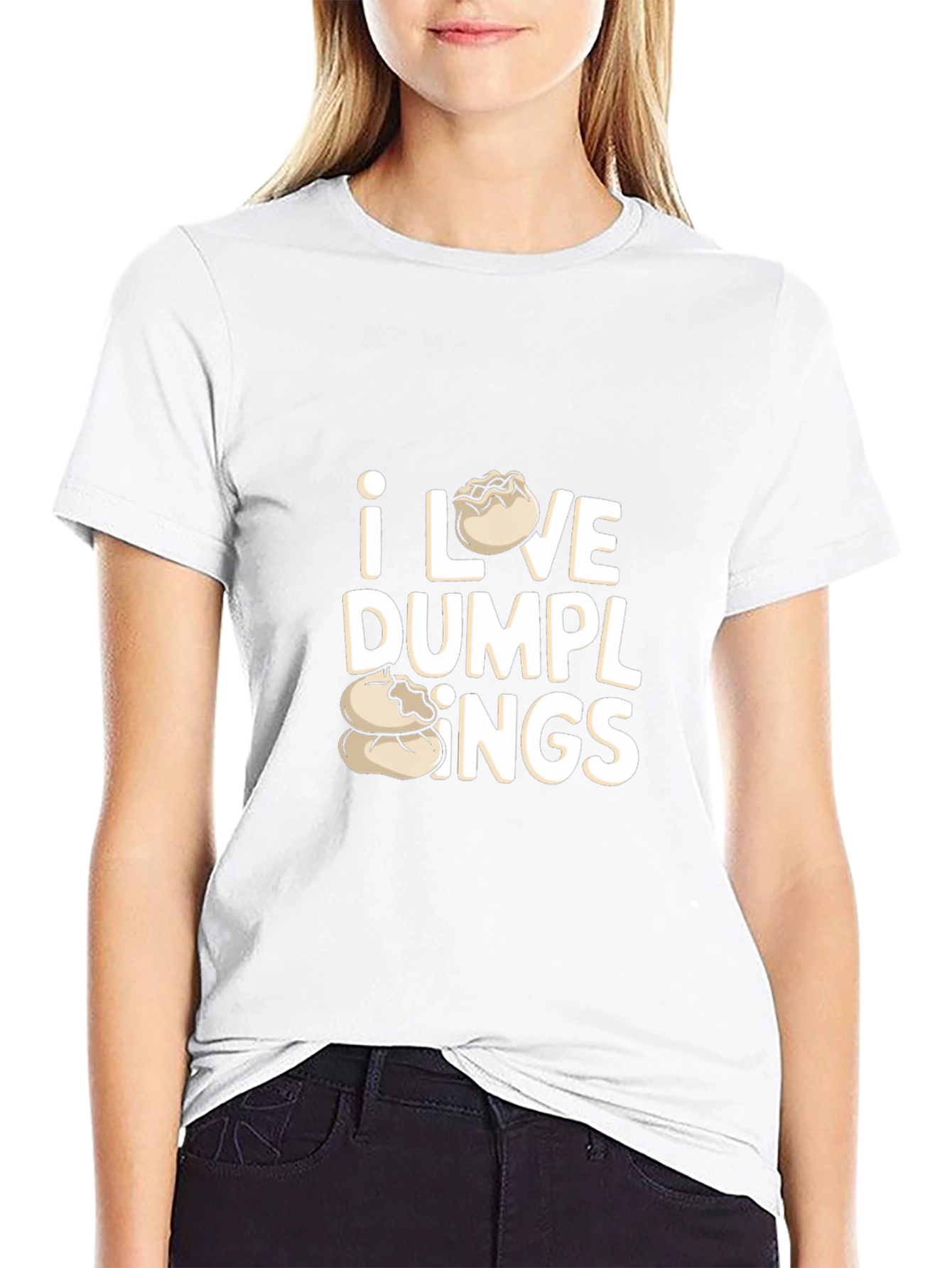 I Love Dumplings Graphic T-Shirt - Casual Wear