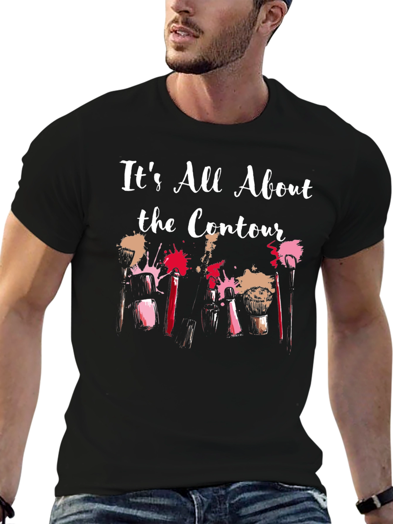 Its All About the Contour Makeup T-Shirt