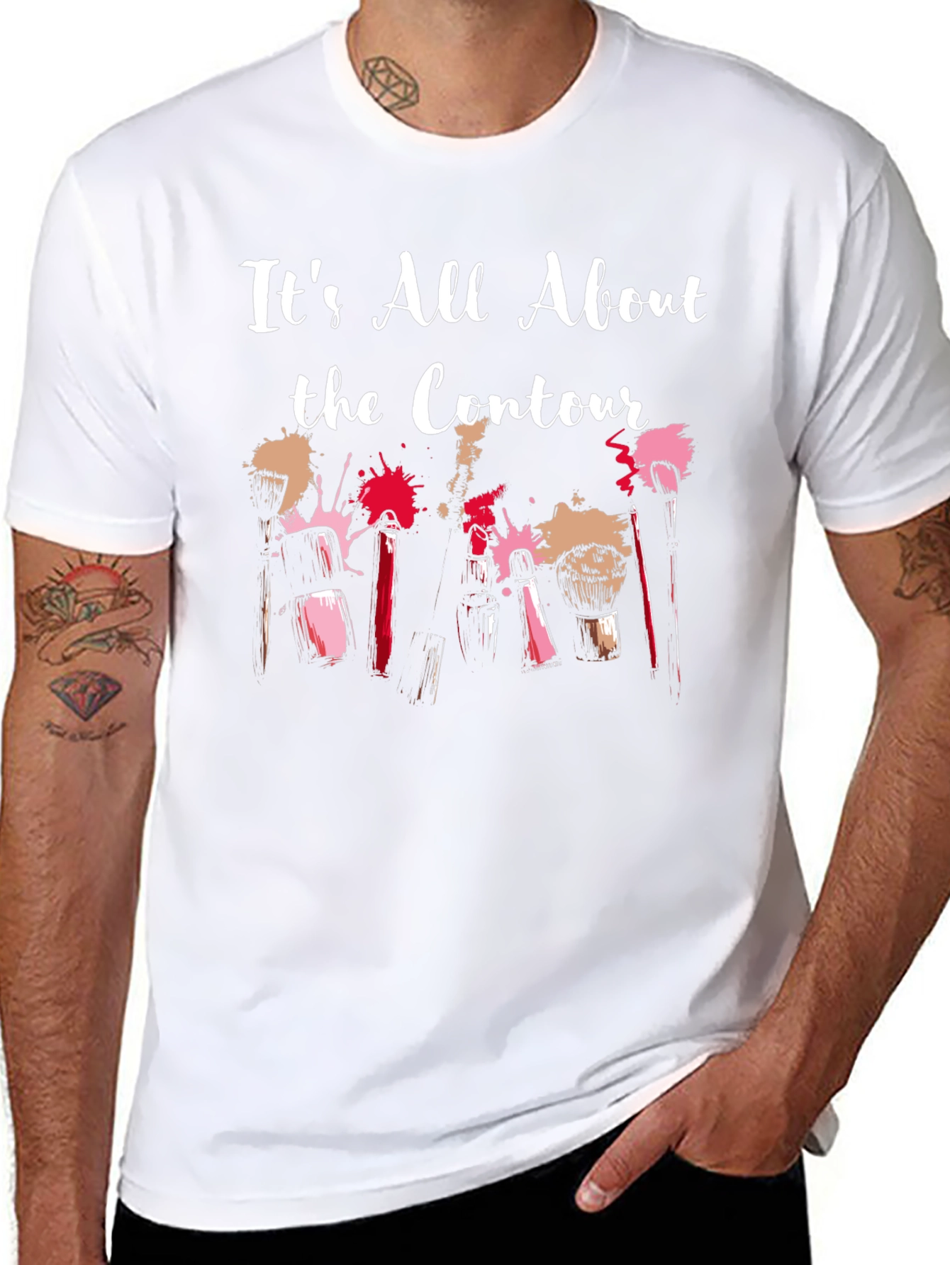 Its All About the Contour Makeup T-Shirt