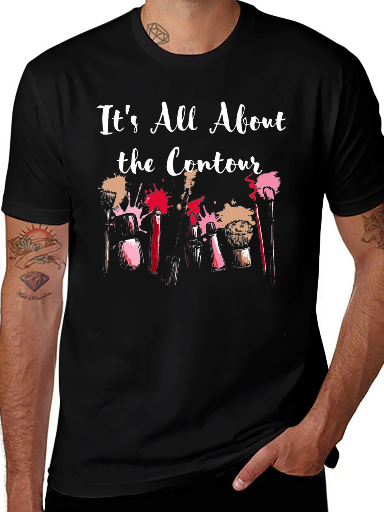Its All About the Contour Makeup T-Shirt