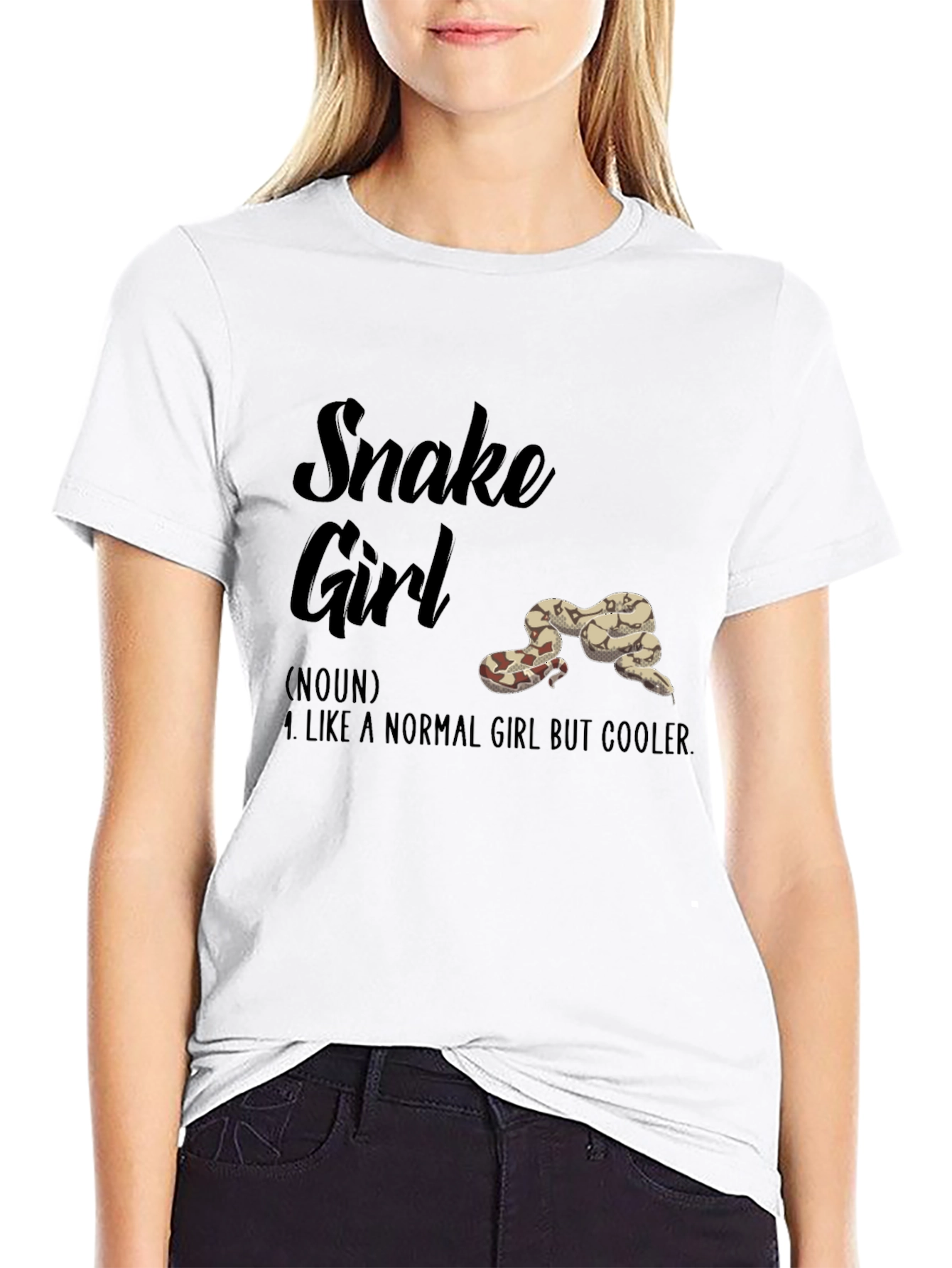 Snake Girl T-Shirt - Cool & Unique Design