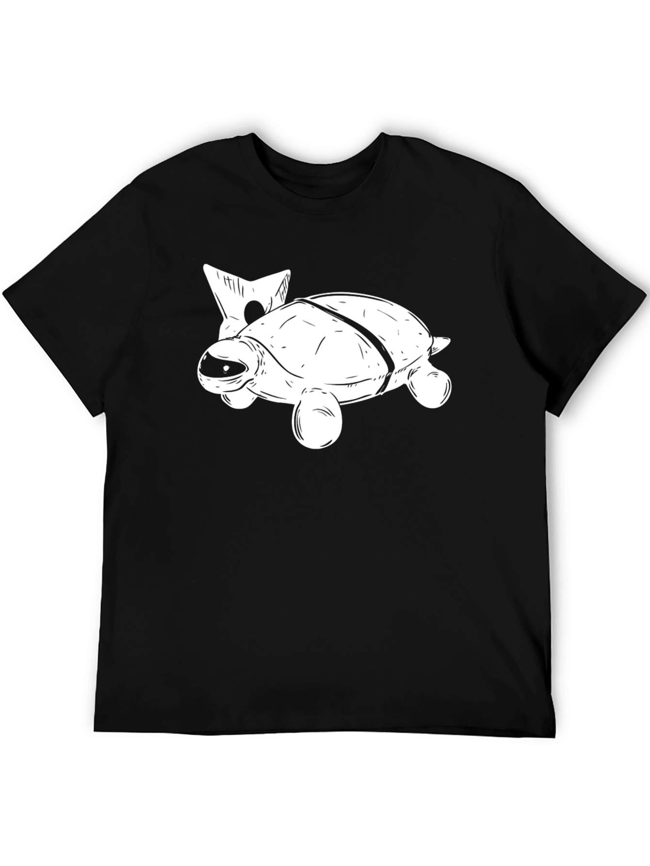 Cool Turtle T-Shirt - Black Graphic Tee
