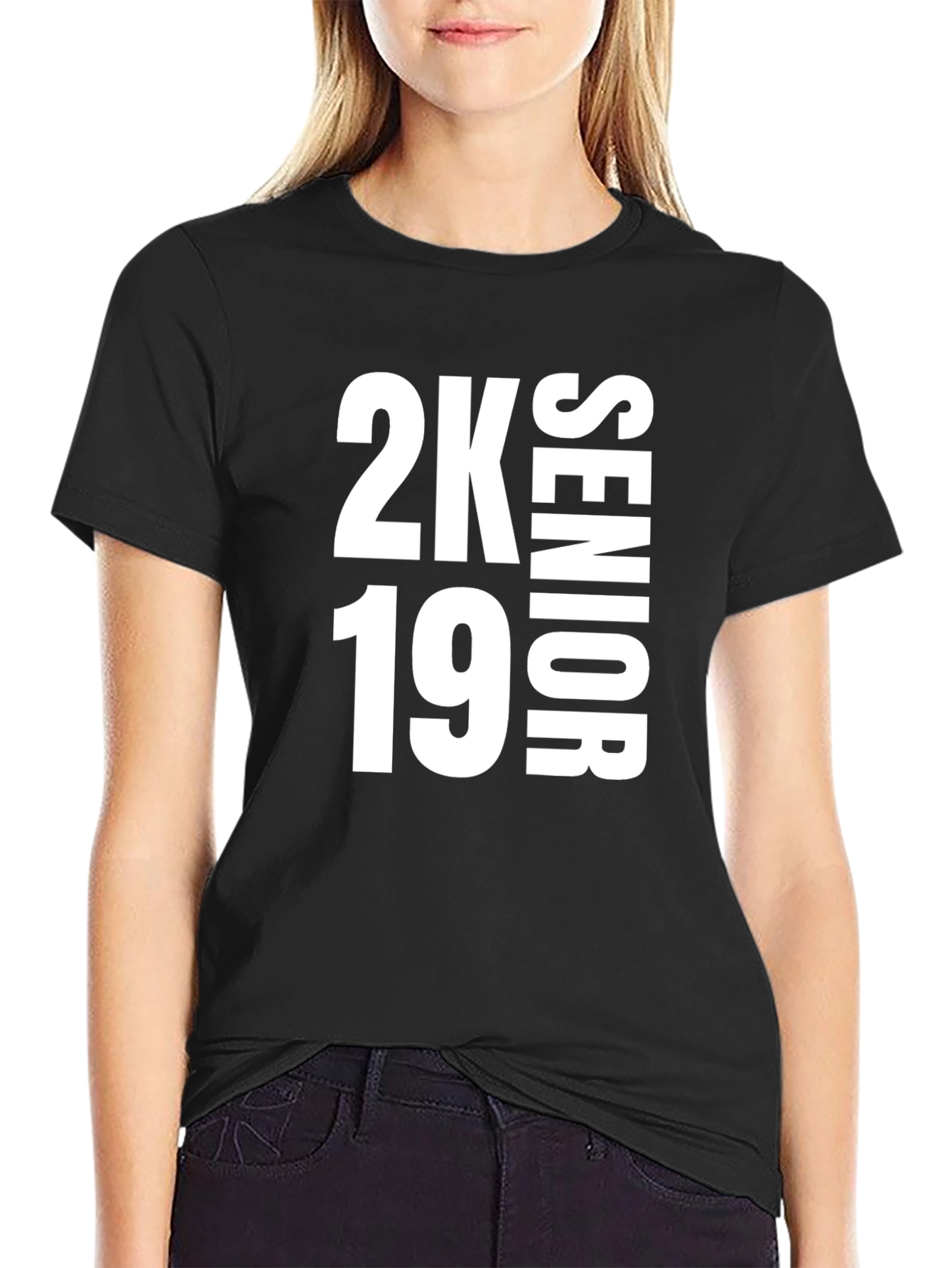 Senior 2K19 Black T-Shirt