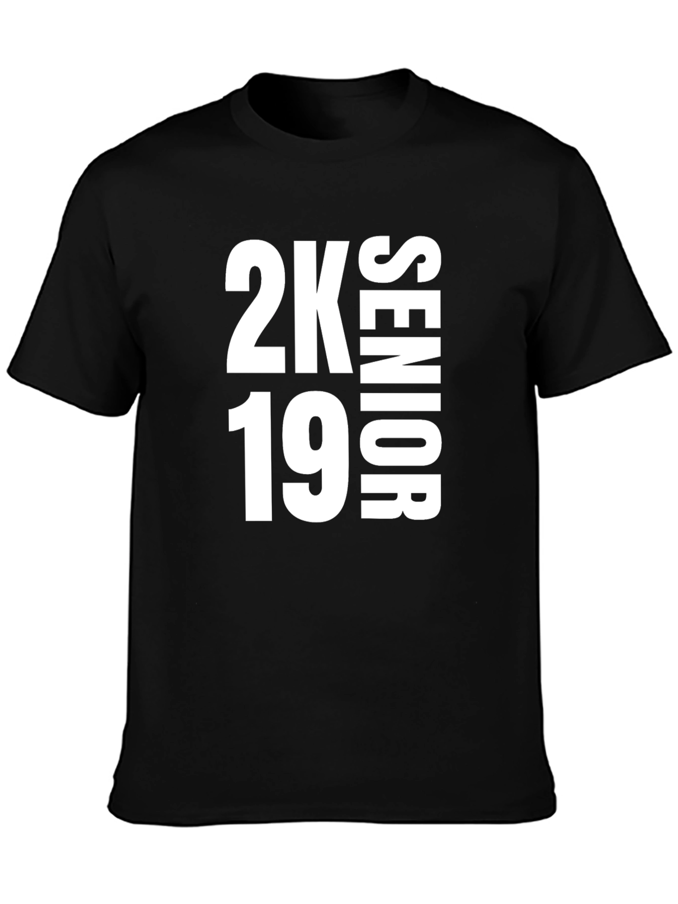 Senior 2K19 Black T-Shirt