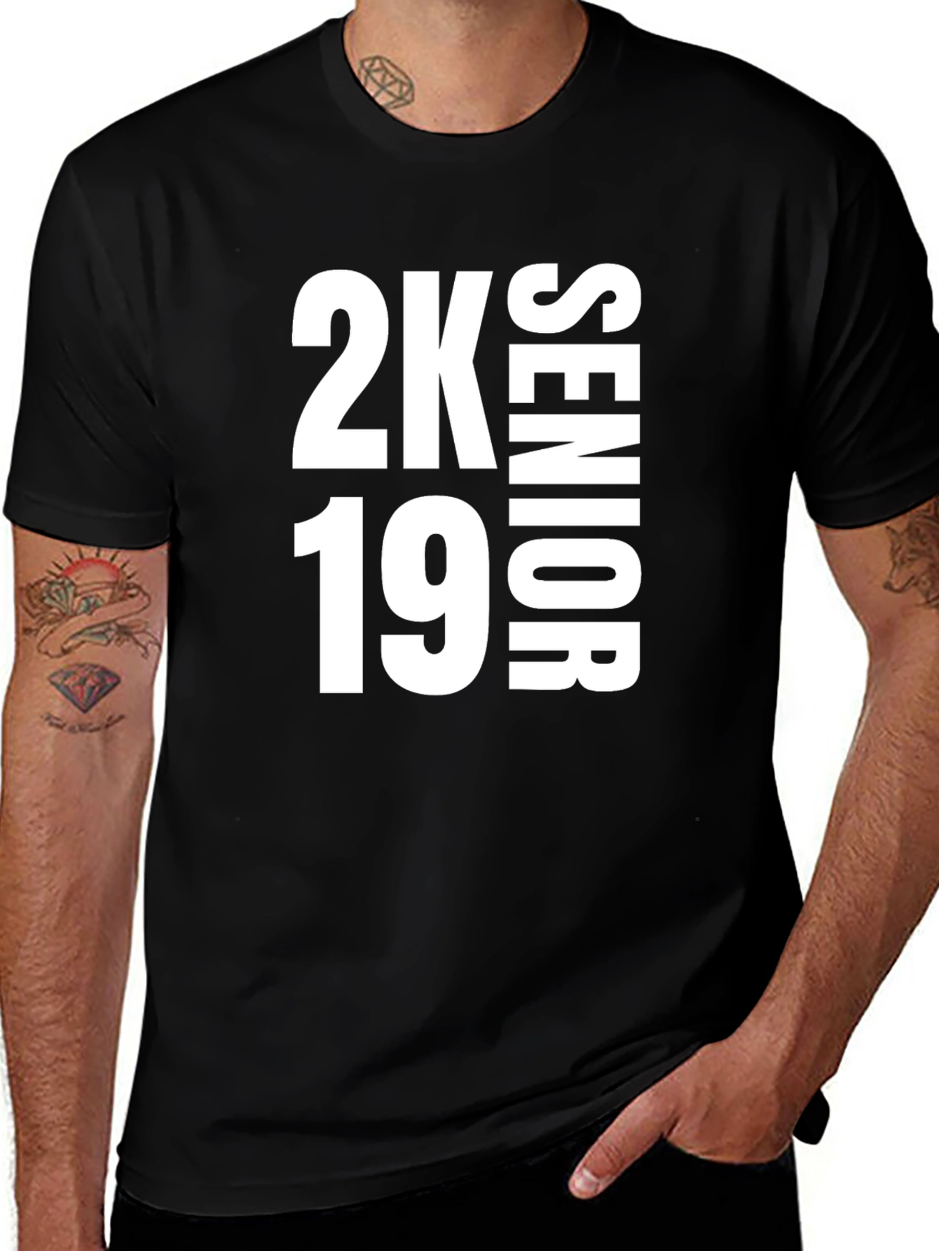 Senior 2K19 Black T-Shirt