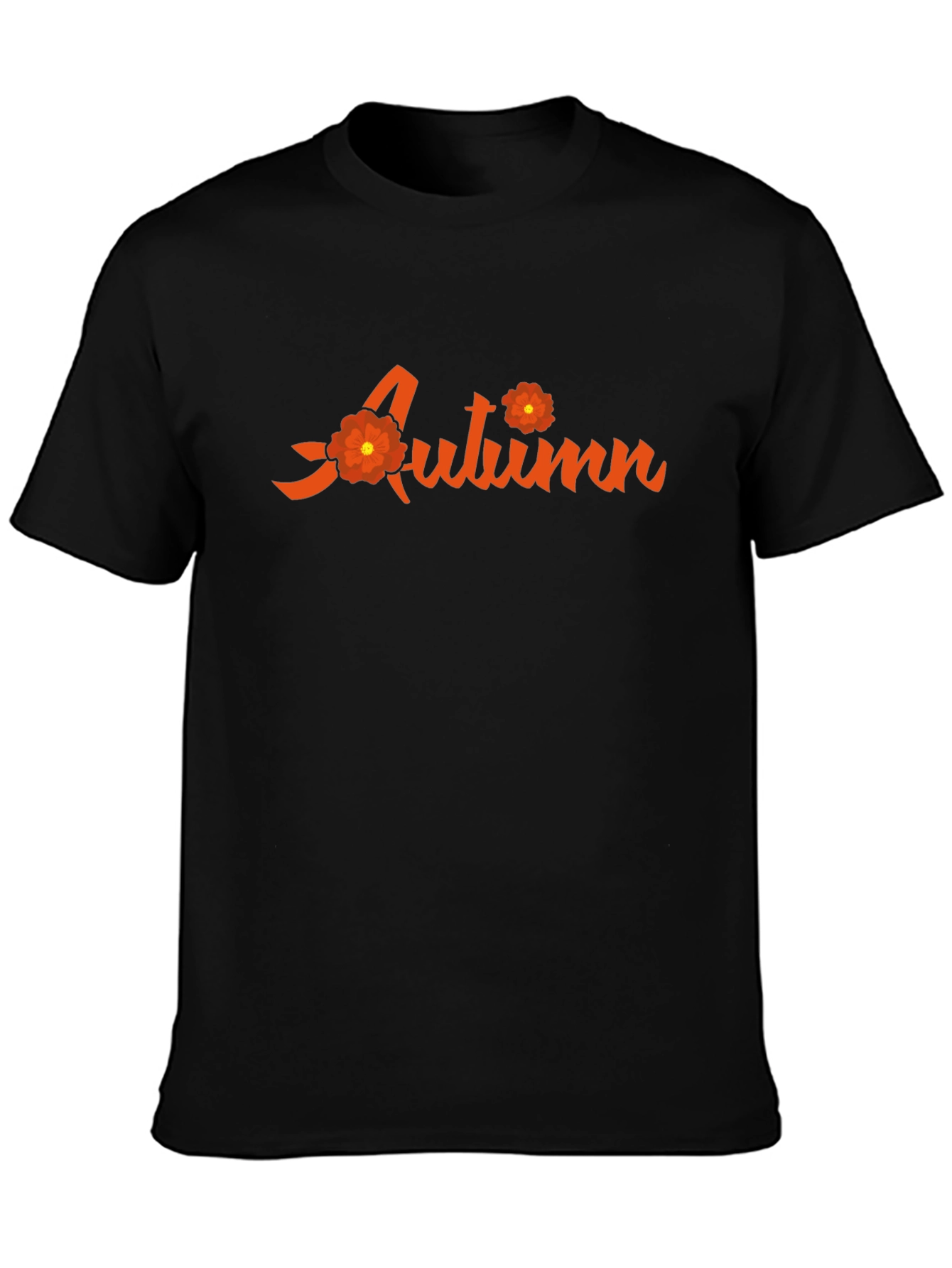 Autumn Flower Graphic Tee - Seasonal Style